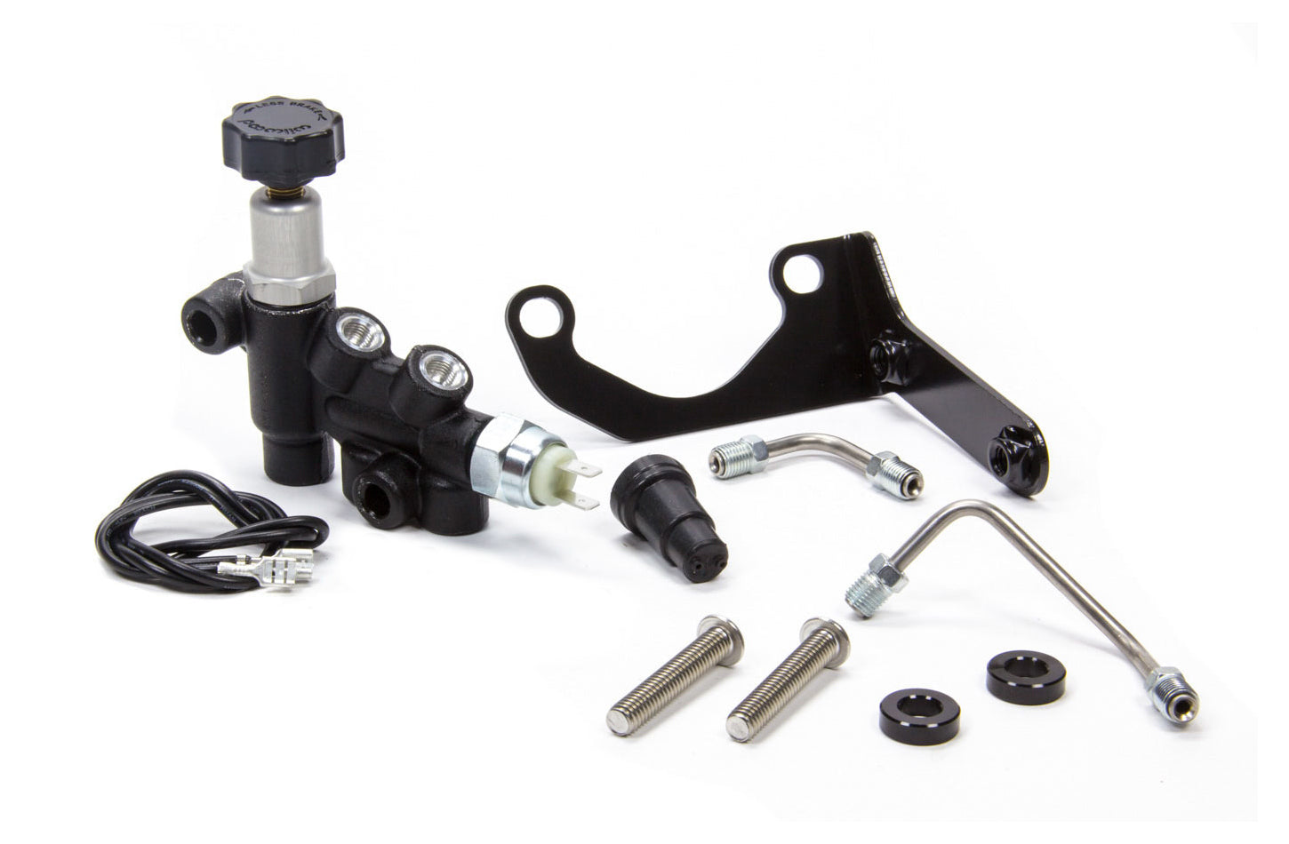 Wilwood 260-13190 Adjustable Proportioning Valve with Tandem Master Cylinder Mounting Bracket