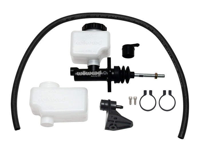 Wilwood 260-13618 Compact Master Cylinder Kit, 5/8-Inch Bore, Black Aluminum