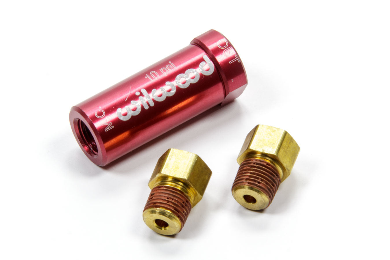 Wilwood 260-13784 10 lb Residual Pressure Valve with Fittings for Drum Brakes