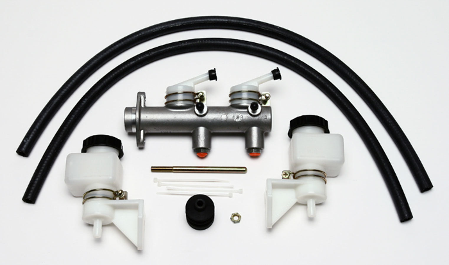 Wilwood 260-7563 Tandem Master Cylinder, 1-Inch Bore, Aluminum, Natural Finish