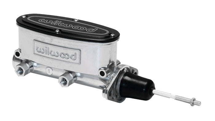Wilwood 260-9439-P Tandem Master Cylinder, 0.875 in Bore, Integral Reservoir