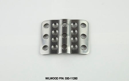 Wilwood 330-11280 Adjustable Brake and Clutch Pedal Pad, Polished Aluminum