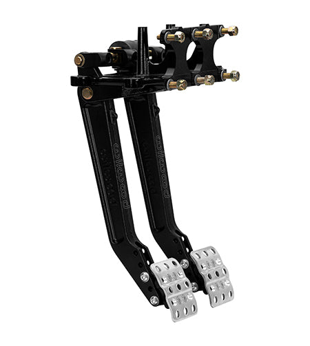 Wilwood 340-16385 Dual Adjustable Reverse-Mount Brake and Clutch Pedal Assembly