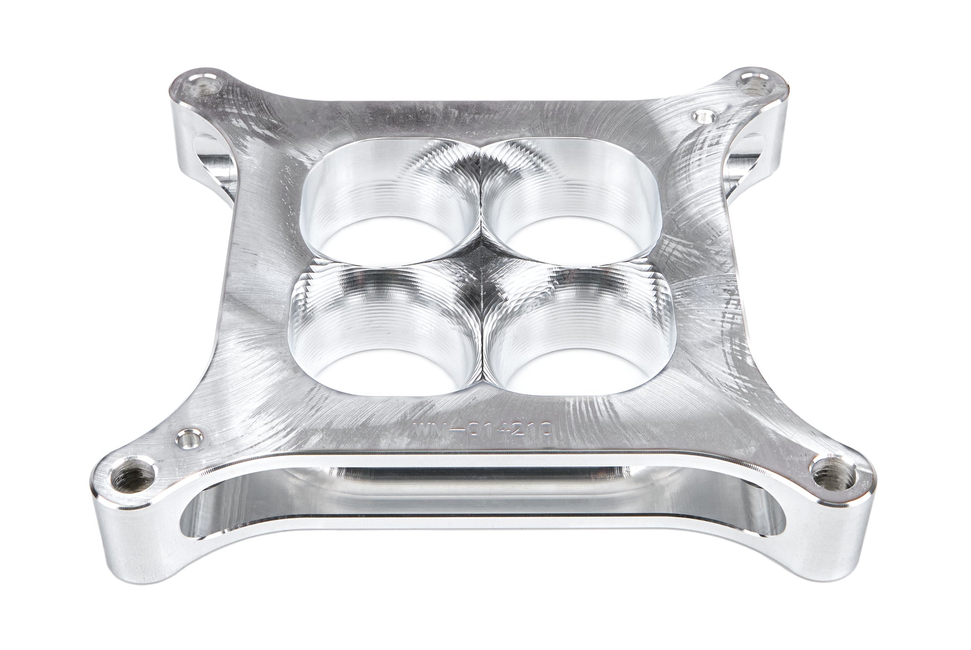 Wilson Manifolds Carburetor Spacer - 1 in Thick Square Bore 1.55 in Bore Diameter - 014210