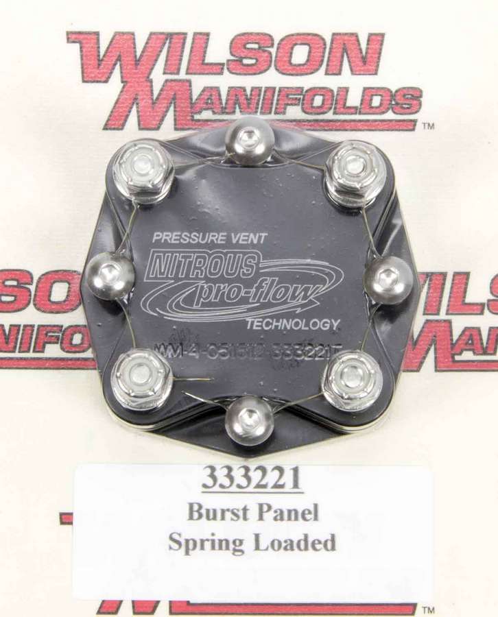 Wilson Manifolds Manifold Pressure Relief - 333221