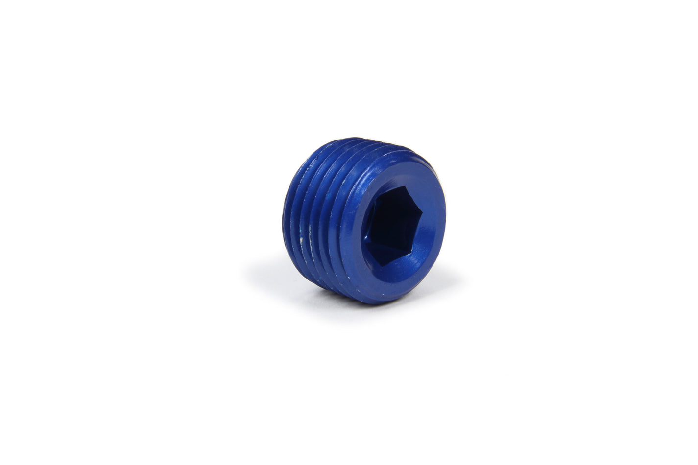 XRP 993205 1/2 in NPT Aluminum Allen Head Pipe Plug, Blue Anodized