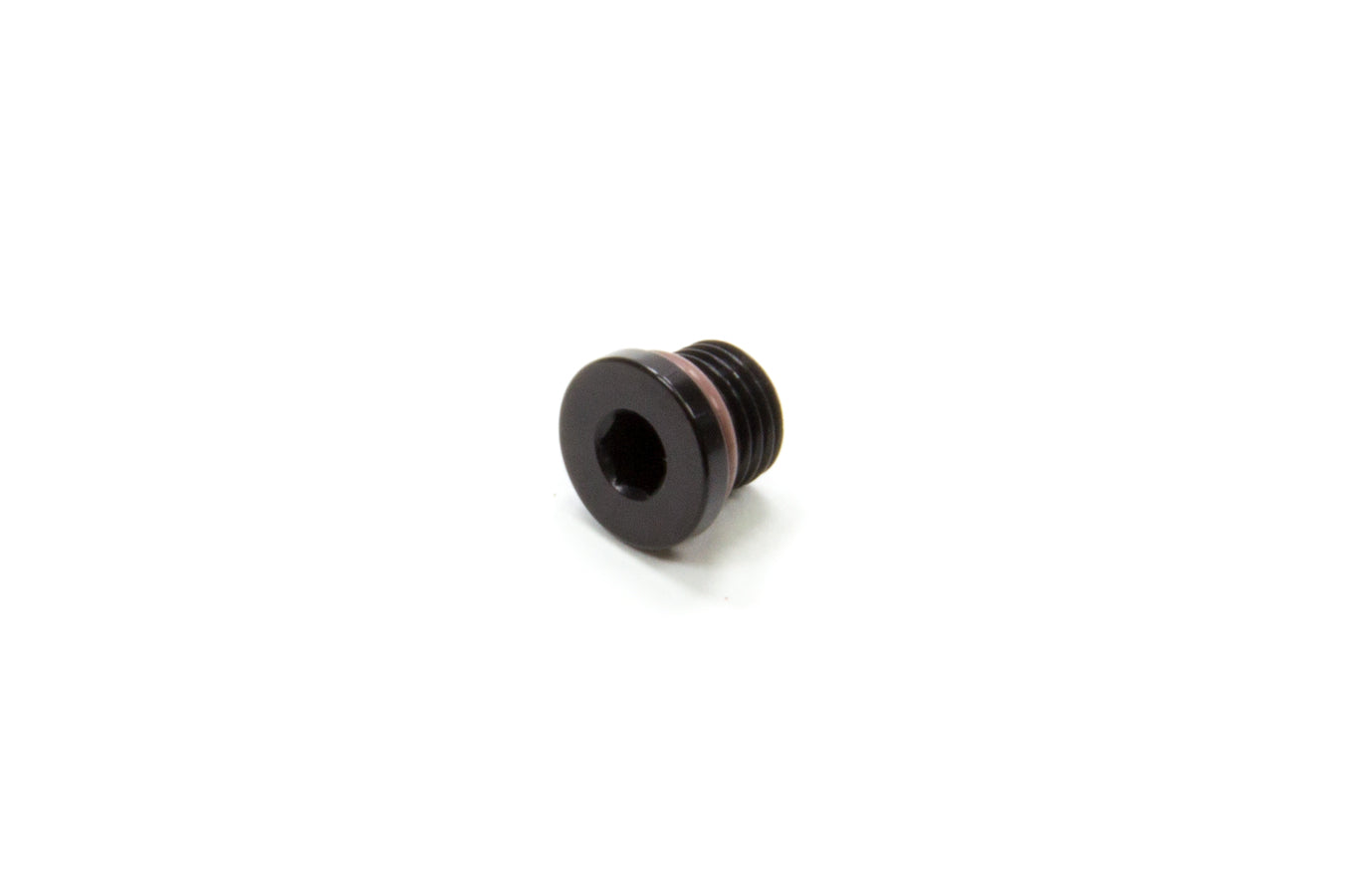 XRP IHP003 -3 AN O-Ring Boss Internal Hex Port Plug, Black Anodized Aluminum