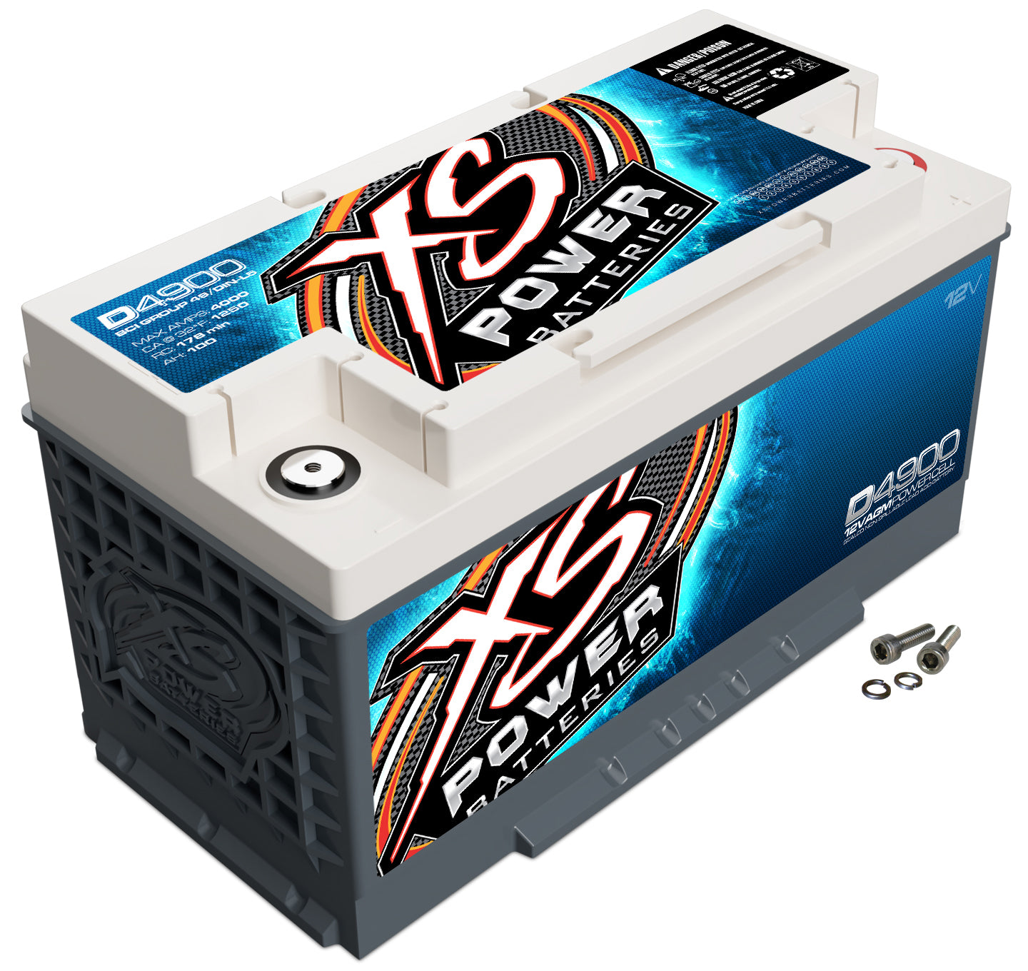 XS Power D4900 AGM Battery, 12 Volt, 1,250 Cranking Amps