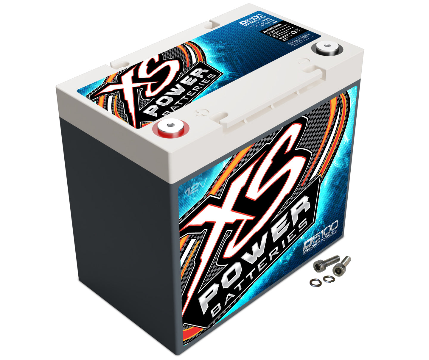 XS Power D5100 AGM Battery, 12 Volt, 872 Cranking Amps, BCI Group 51
