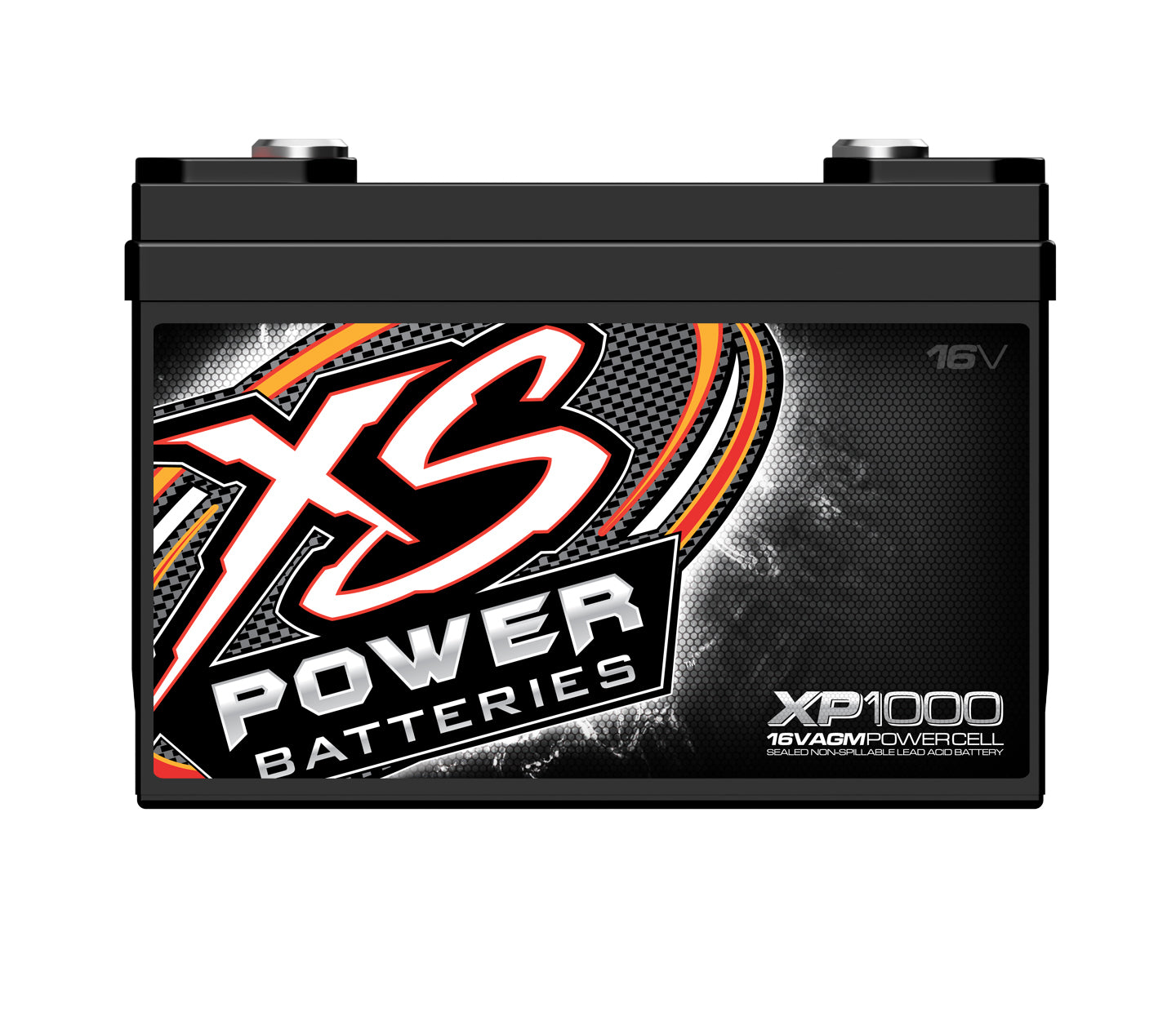 XS Power Battery XP1000 XP Series AGM 16V Battery with Threaded Top Terminals
