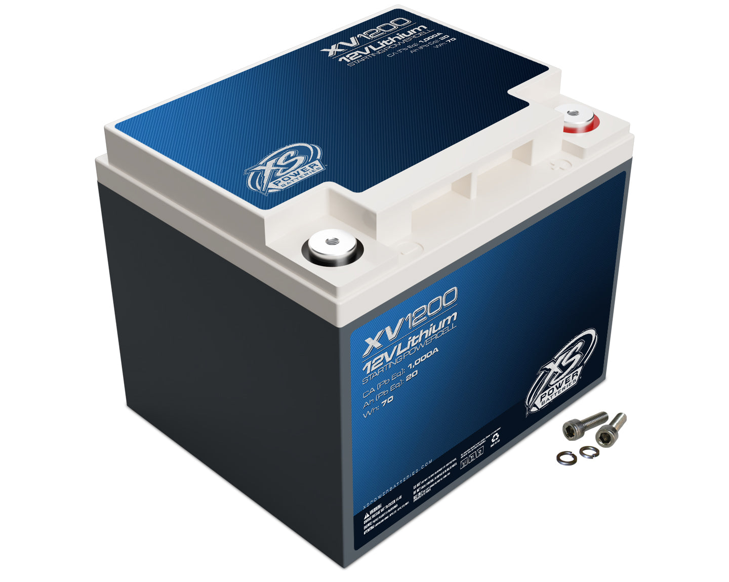 XS Power Battery Titan8 XV Series XV1200 12V Lithium Titanate Battery, 1000 Cranking Amps