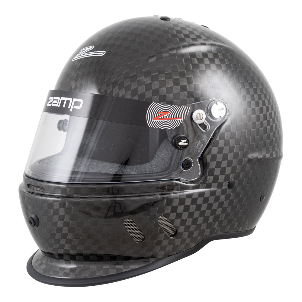 ZAMP RZ-67D Full Face Racing Helmet H781CA3XS, X-Small, Gloss Carbon Fiber, Snell SA2025