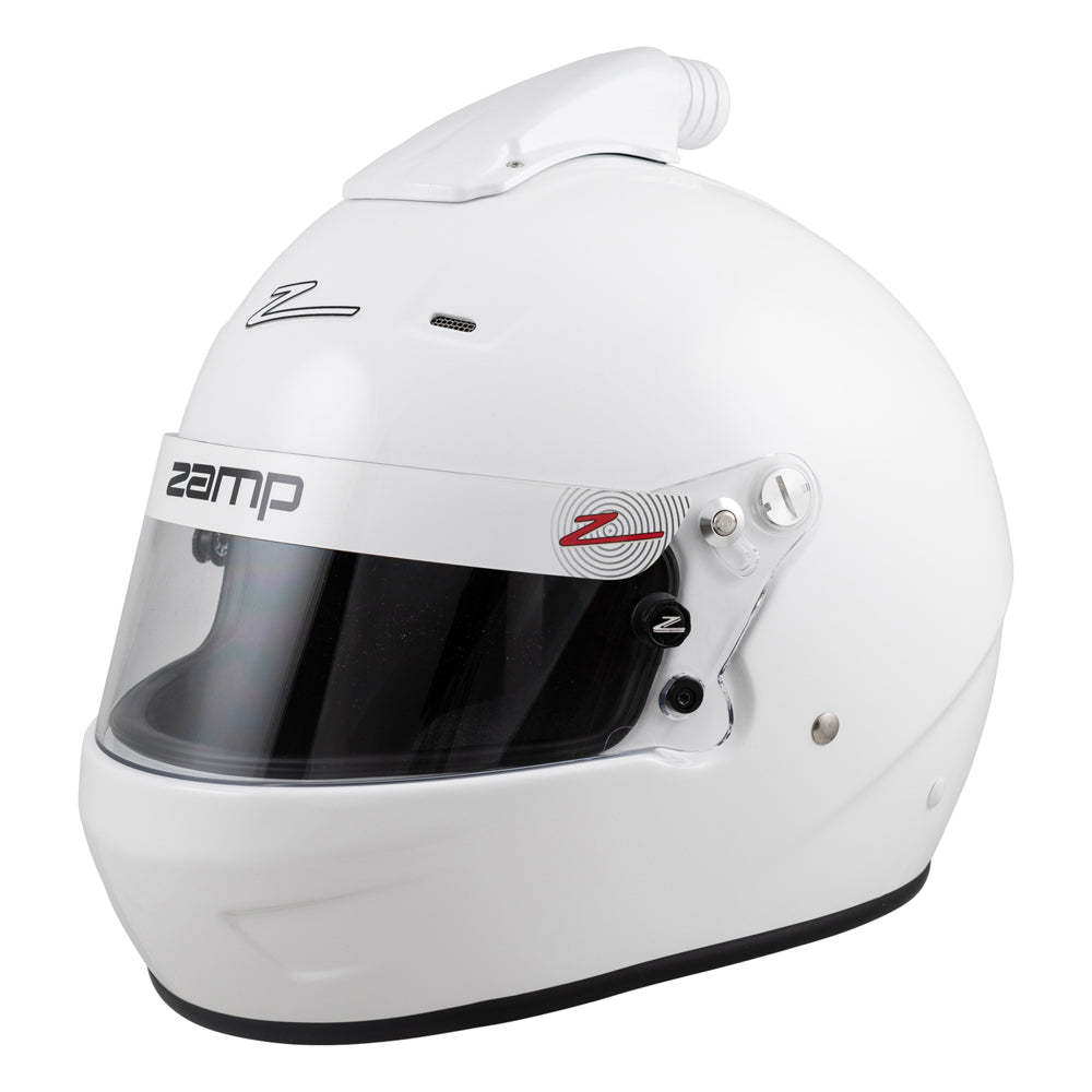 ZAMP RZ-57 Air Top Air Full Face Helmet H784A001M, Snell SA2025, White, Medium