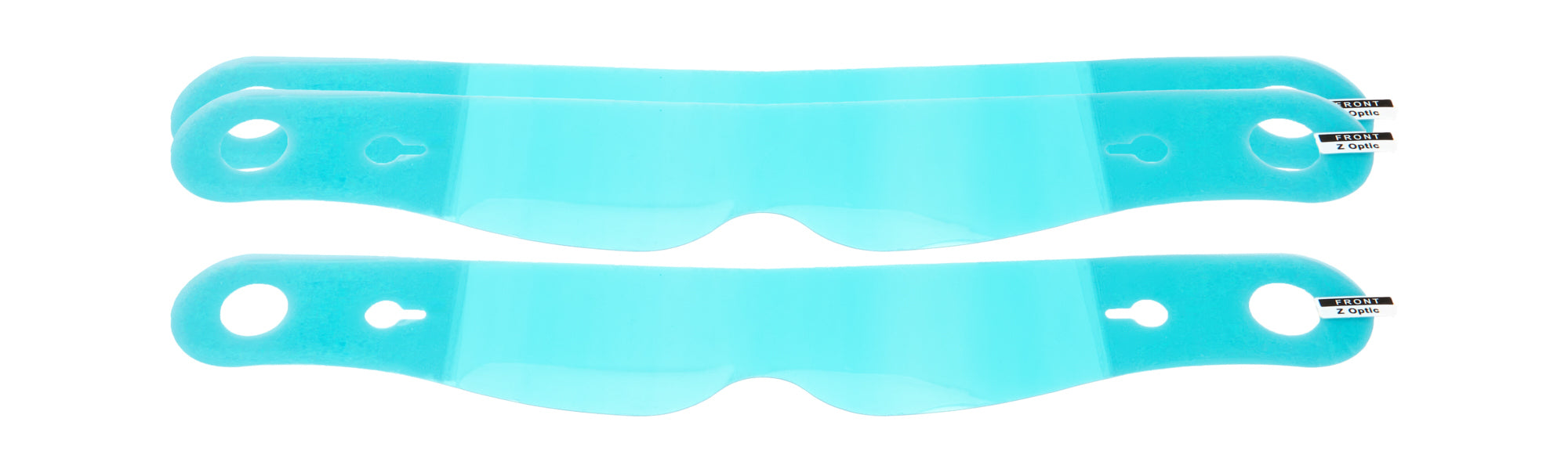 ZAMP P204Z Sealed Helmet Shield Tear-Offs, 11.5-Inch, Clear, 24-Pack