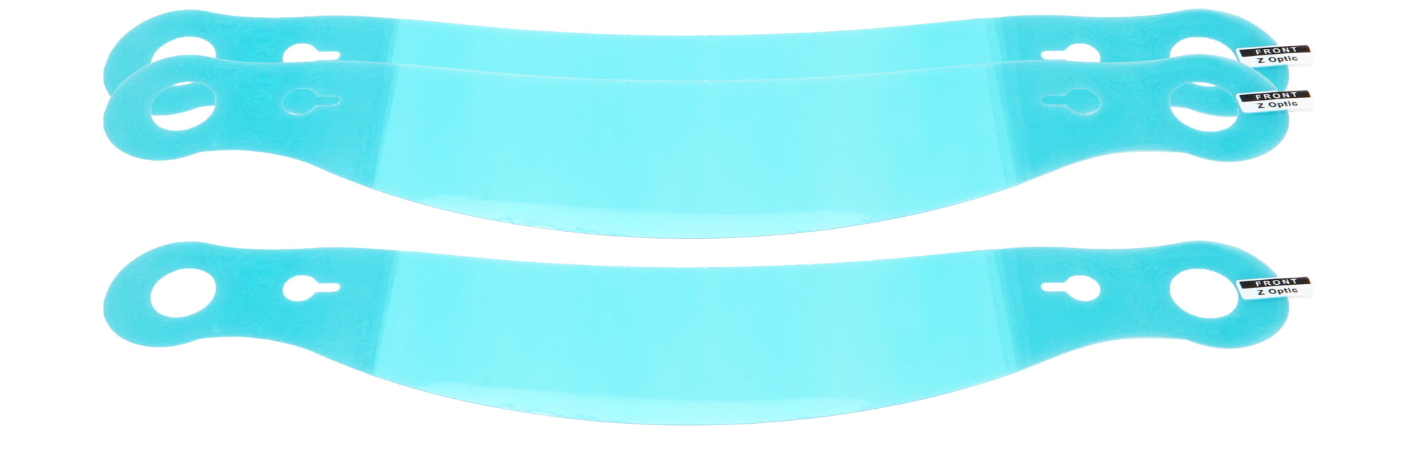 ZAMP P205Z Sealed Helmet Shield Tear-Offs, 12-3/8-Inch, 8 Layers, Set of 24
