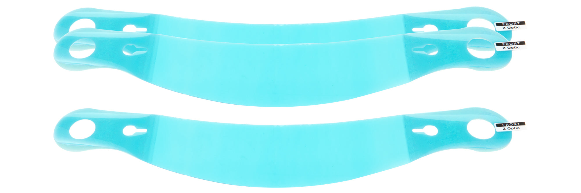 ZAMP P206Z Sealed Helmet Shield Tear-Offs, Clear, 8 Layers, Set of 24