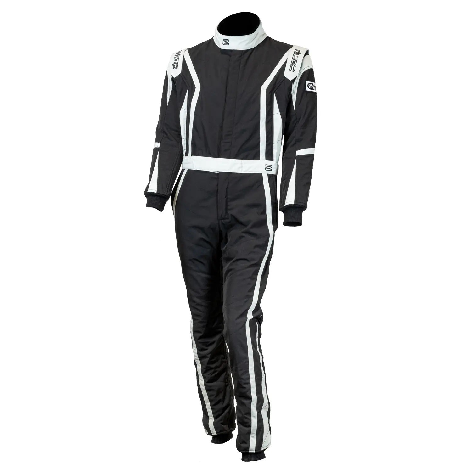 ZAMP ZR-52F Driving Suit R10003XL, 1-Piece, SFI 3.2A/5, FIA 8856-2018, Black, X-Large