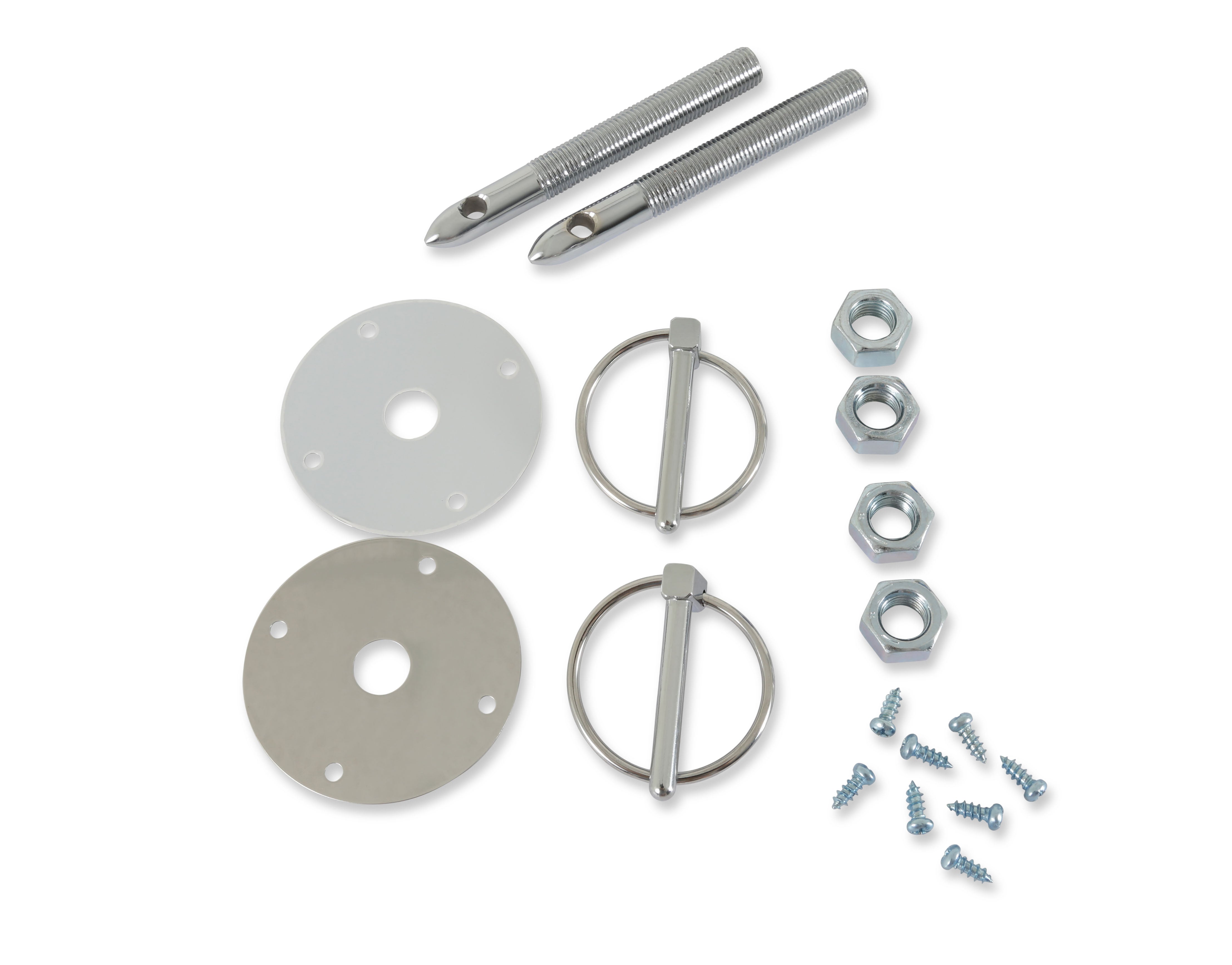 Mr Gasket Mr. Gasket Hood & Deck Pinning Kits - With Screw-on Scuff Plates 1017 product image 1