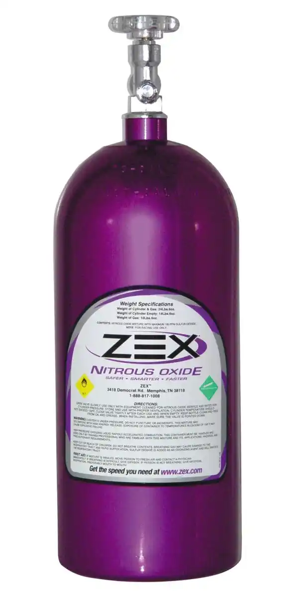 ZEX 10 lb Nitrous Oxide Bottle – Purple