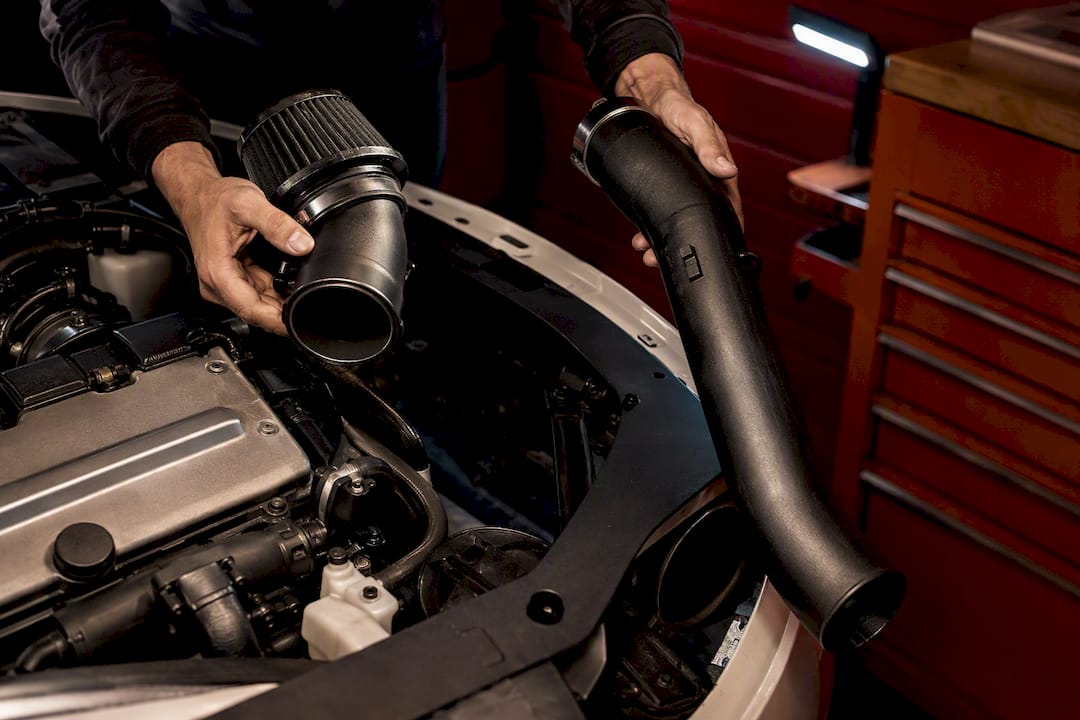 Comparing short and cold air intake routing