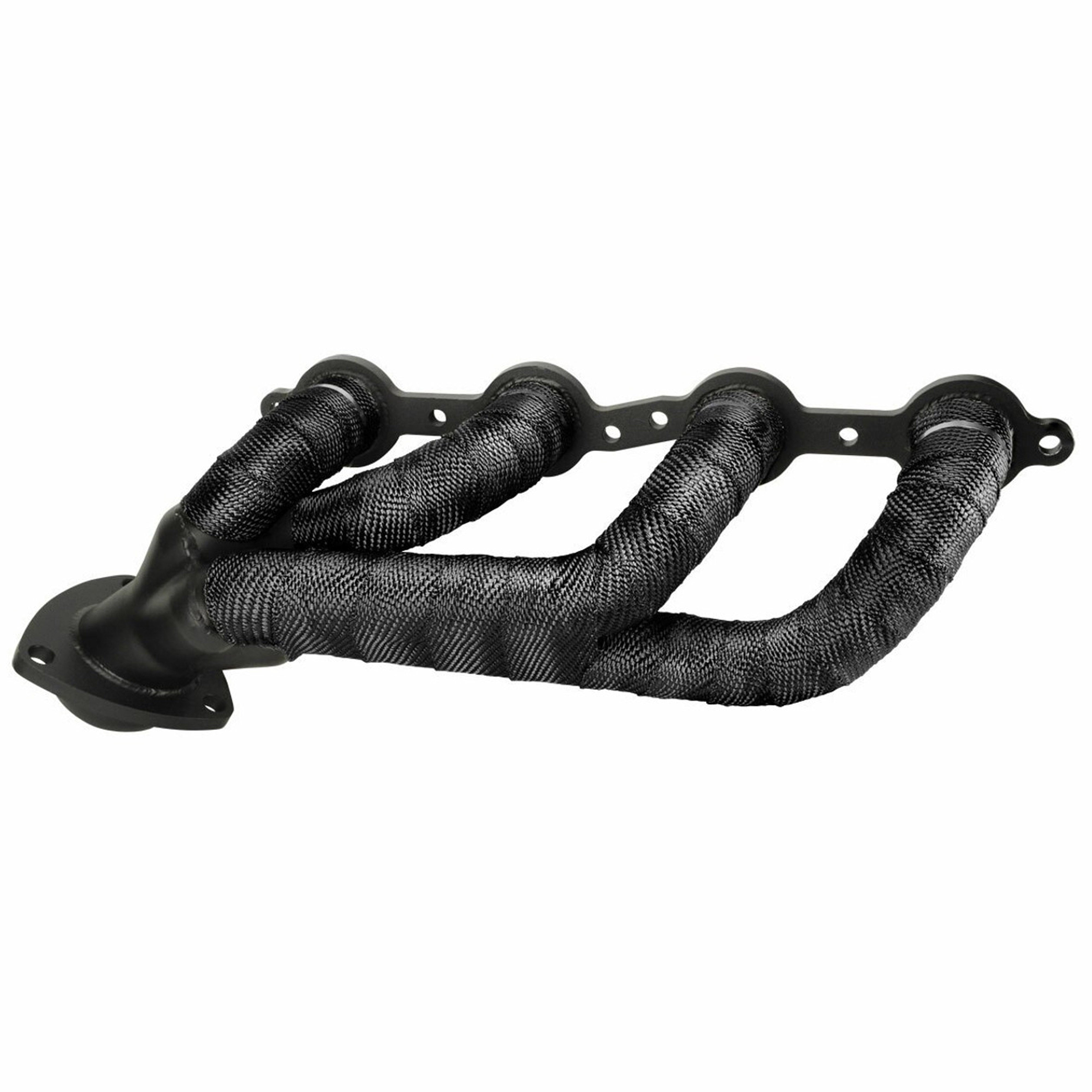 Design Engineering One 100 foot roll of 2 inch wide Black Titanium exhaust wrap. Exhaust Heat Shield