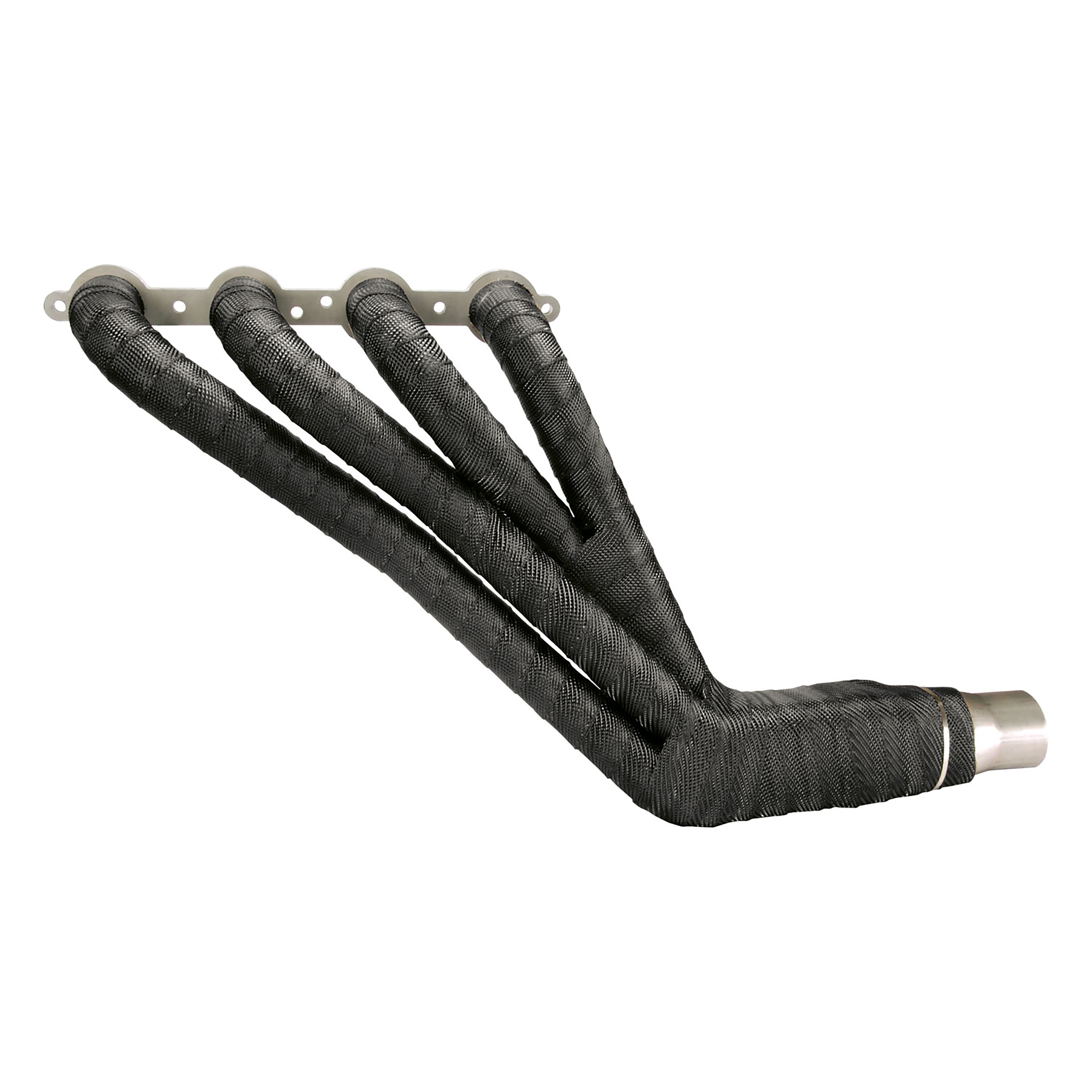 Design Engineering One 100 foot roll of 2 inch wide Black Titanium exhaust wrap. Exhaust Heat Shield