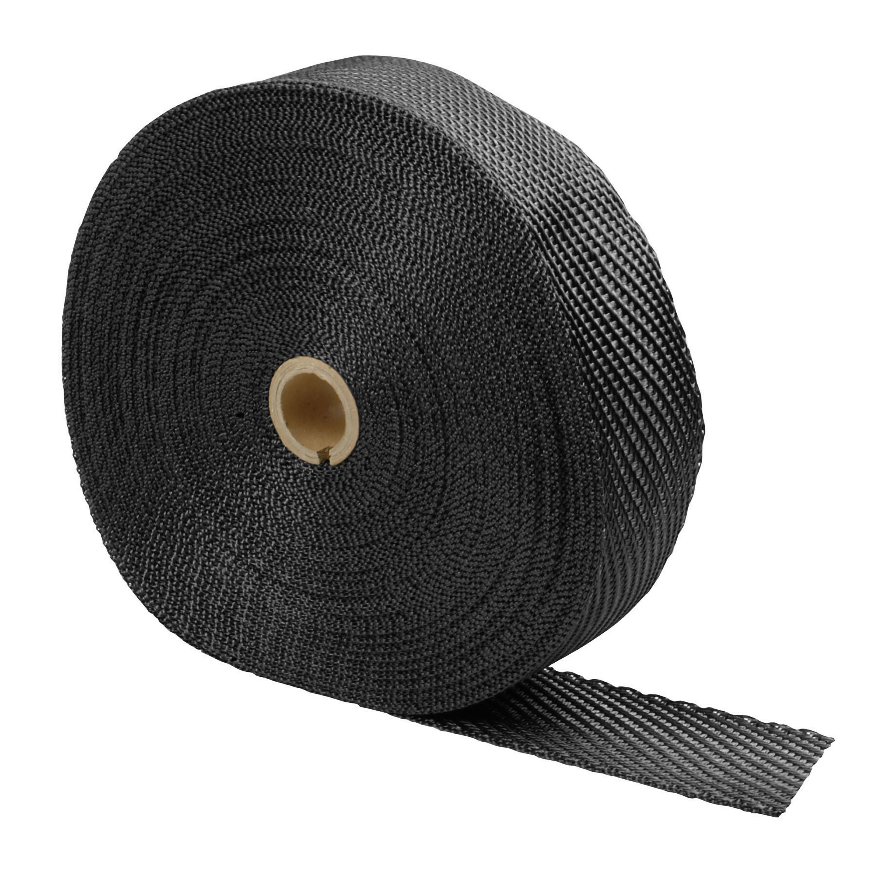 Design Engineering One 100 foot roll of 2 inch wide Black Titanium exhaust wrap. Exhaust Heat Shield