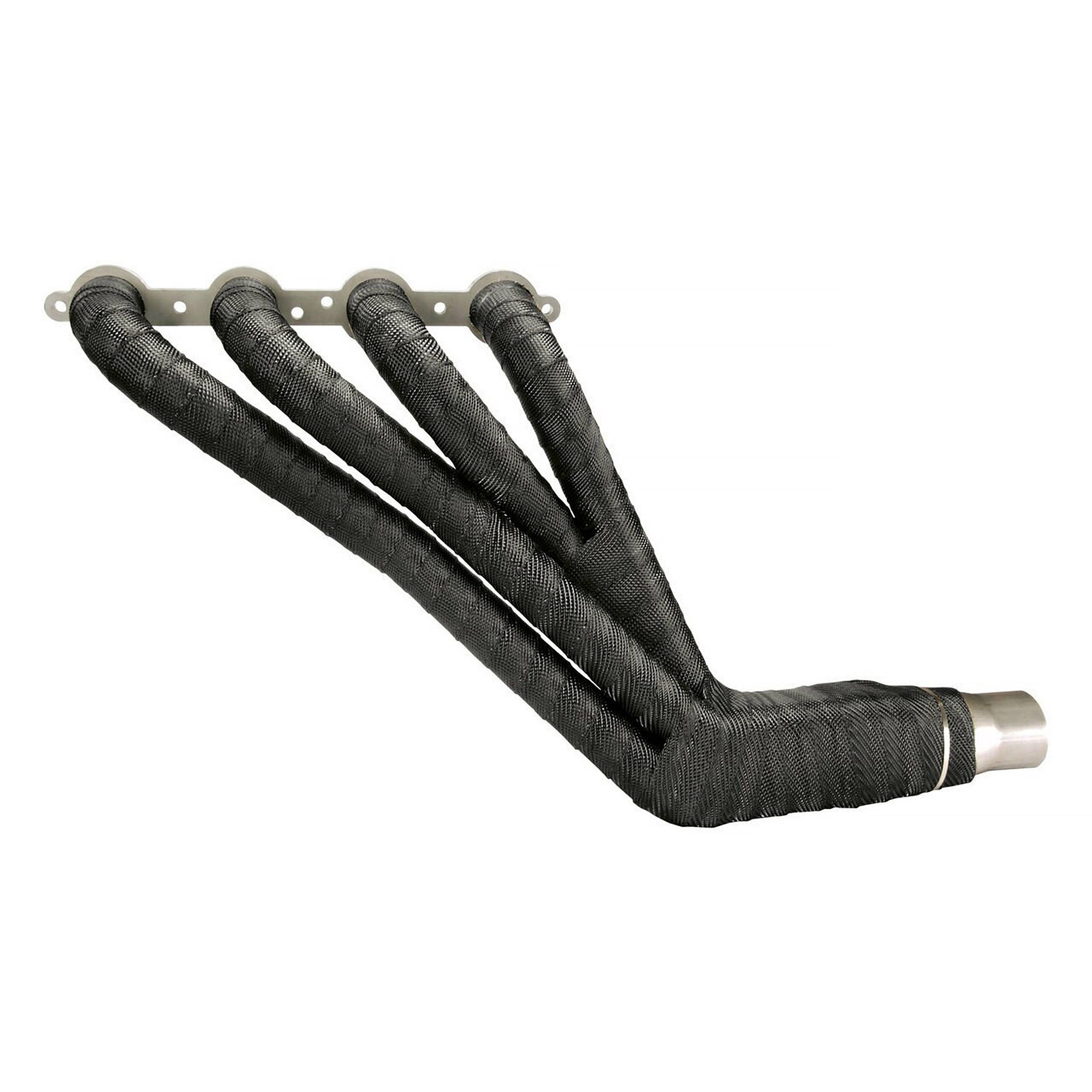 Design Engineering One 25 foot roll of 2 inch wide Black Titanium exhaust wrap. Exhaust Heat Shield