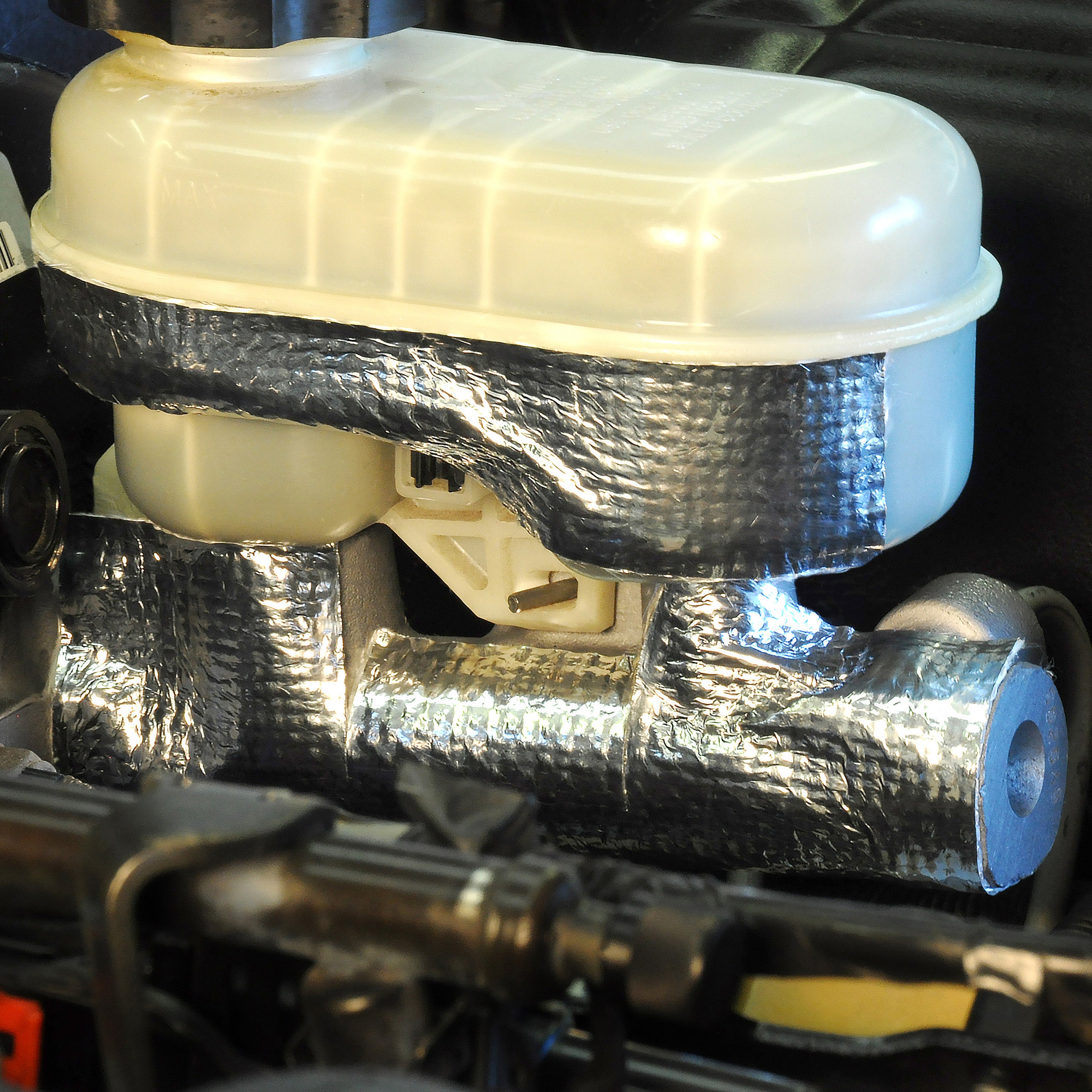 Design Engineering One sheet of Heat Screen, sized 12 inch by 24 inch. Heat Shield Insulator 10071