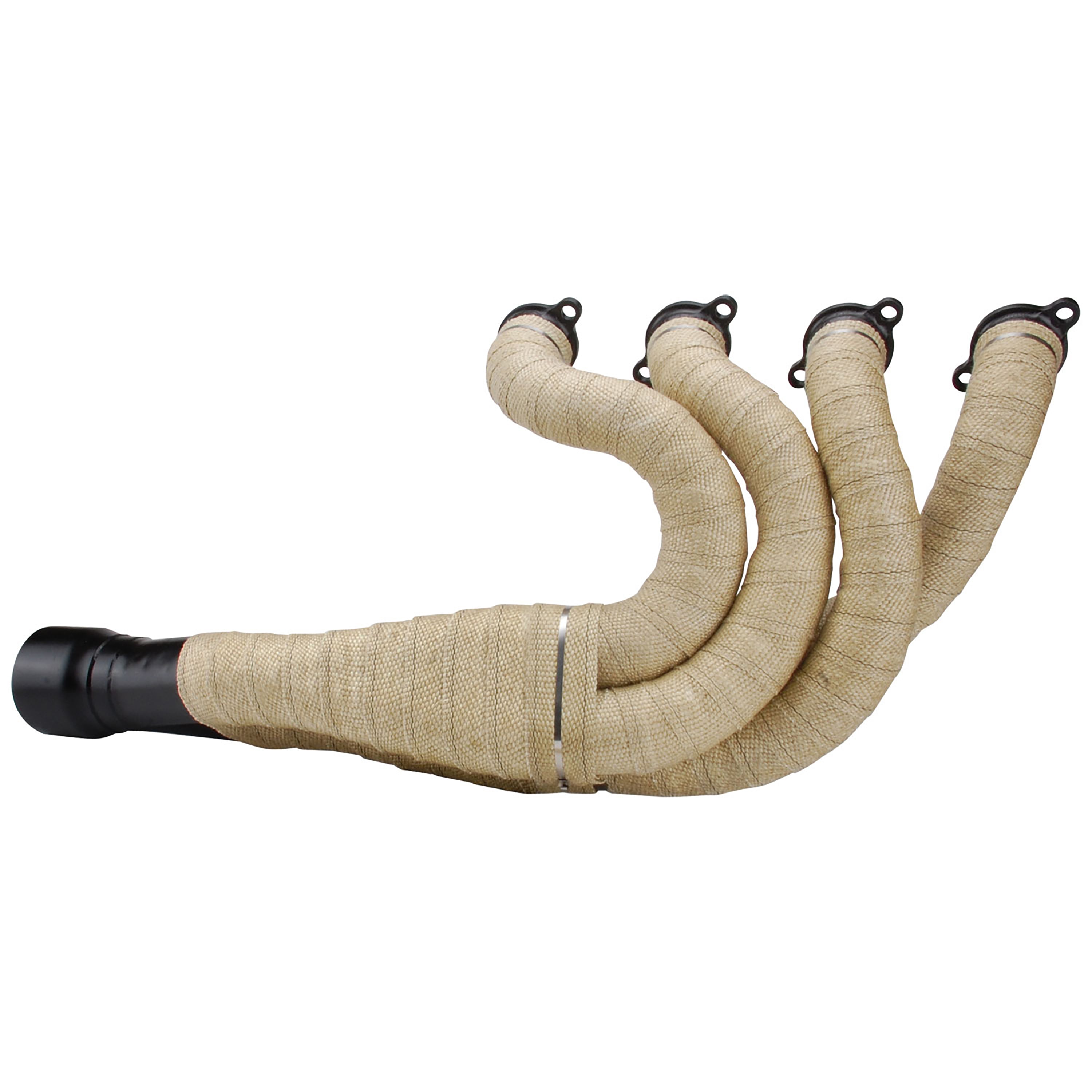 Design Engineering One 50 foot roll of 1 inch wide Tan Glass Fiber exhaust wrap. Exhaust Heat Shield
