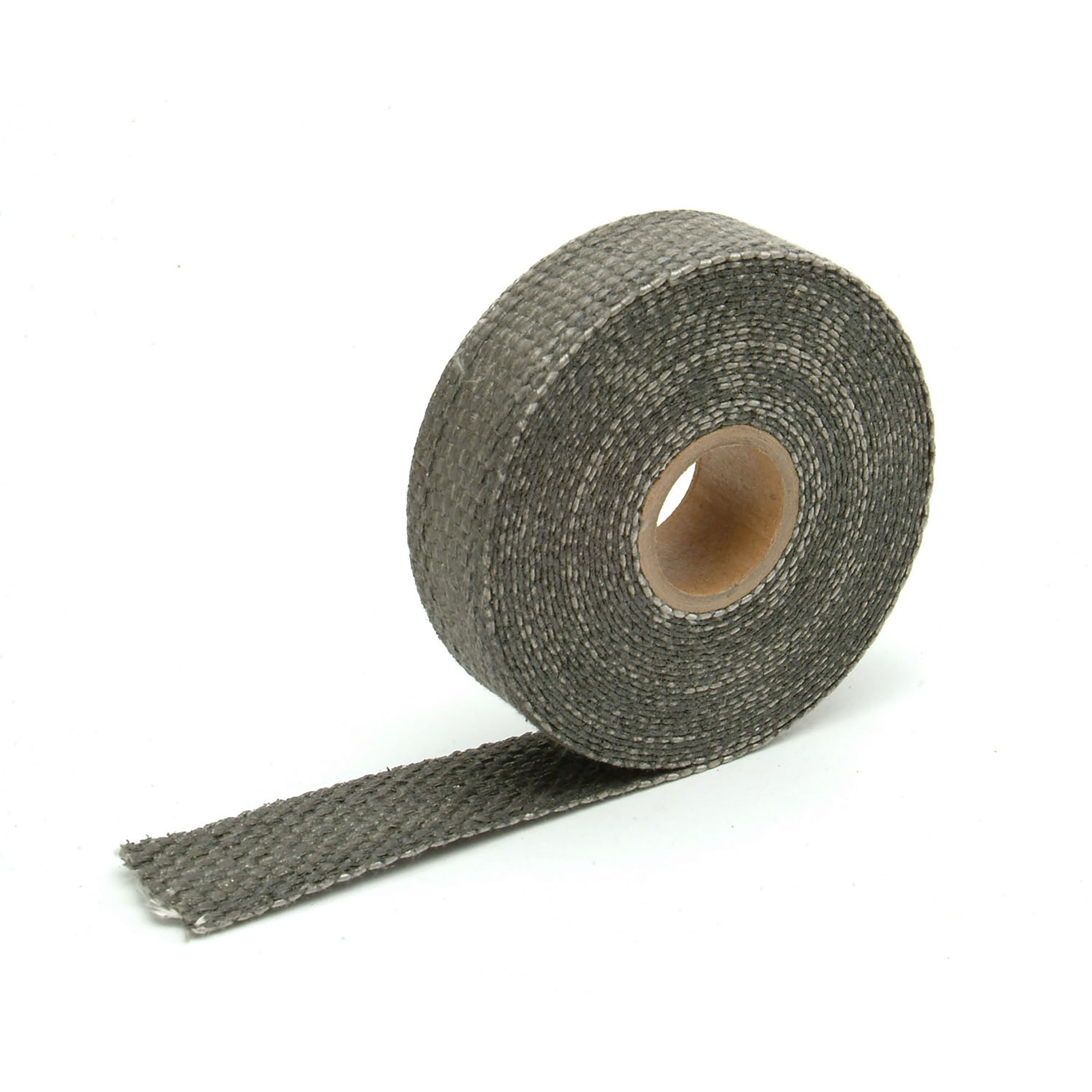 Design Engineering One 15 foot roll of 1 inch wide Black Glass Fiber Exhaust wrap. Exhaust Heat Shield