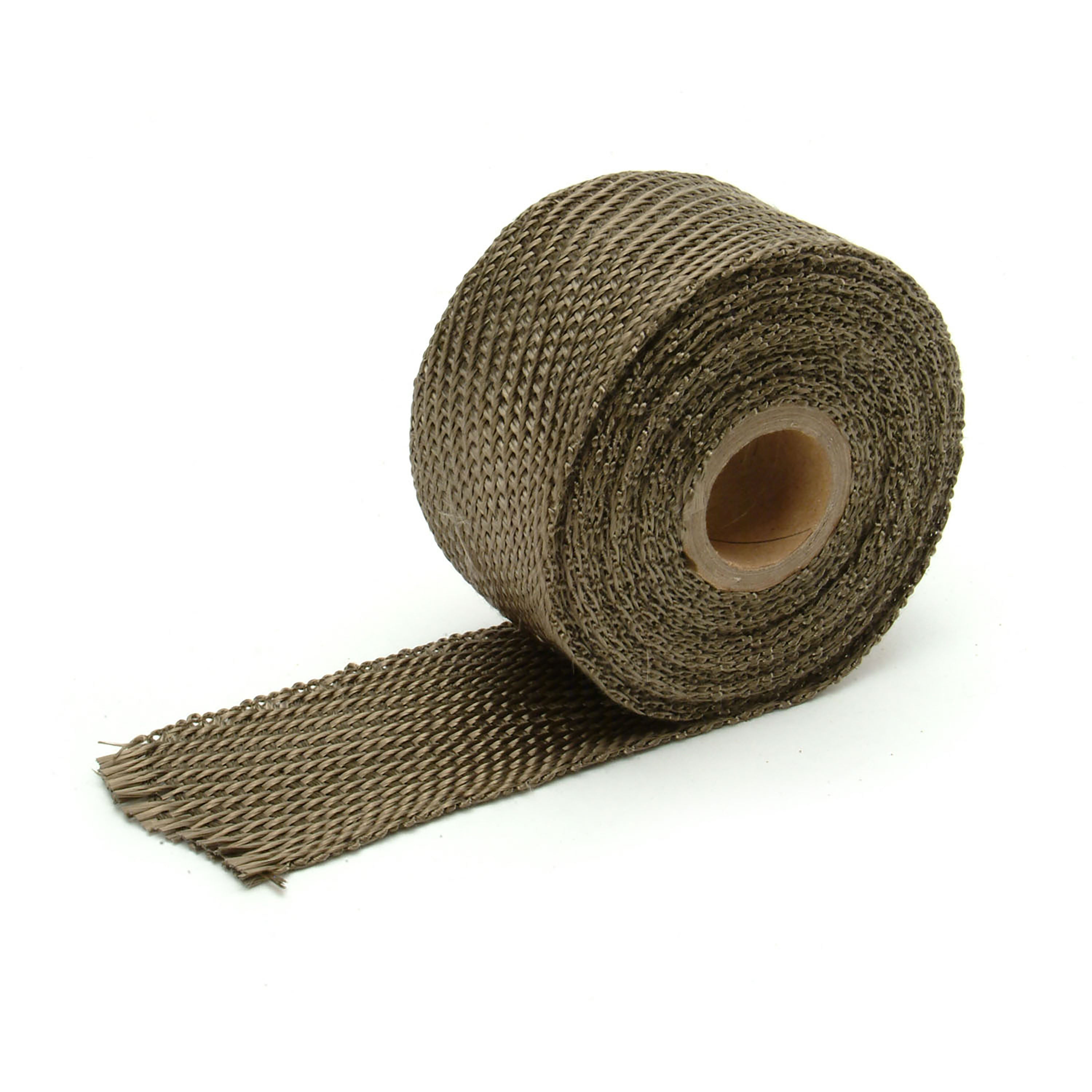 Design Engineering One 15 foot roll of 2 inch wide titanium exhaust wrap. Exhaust Heat Shield 10129