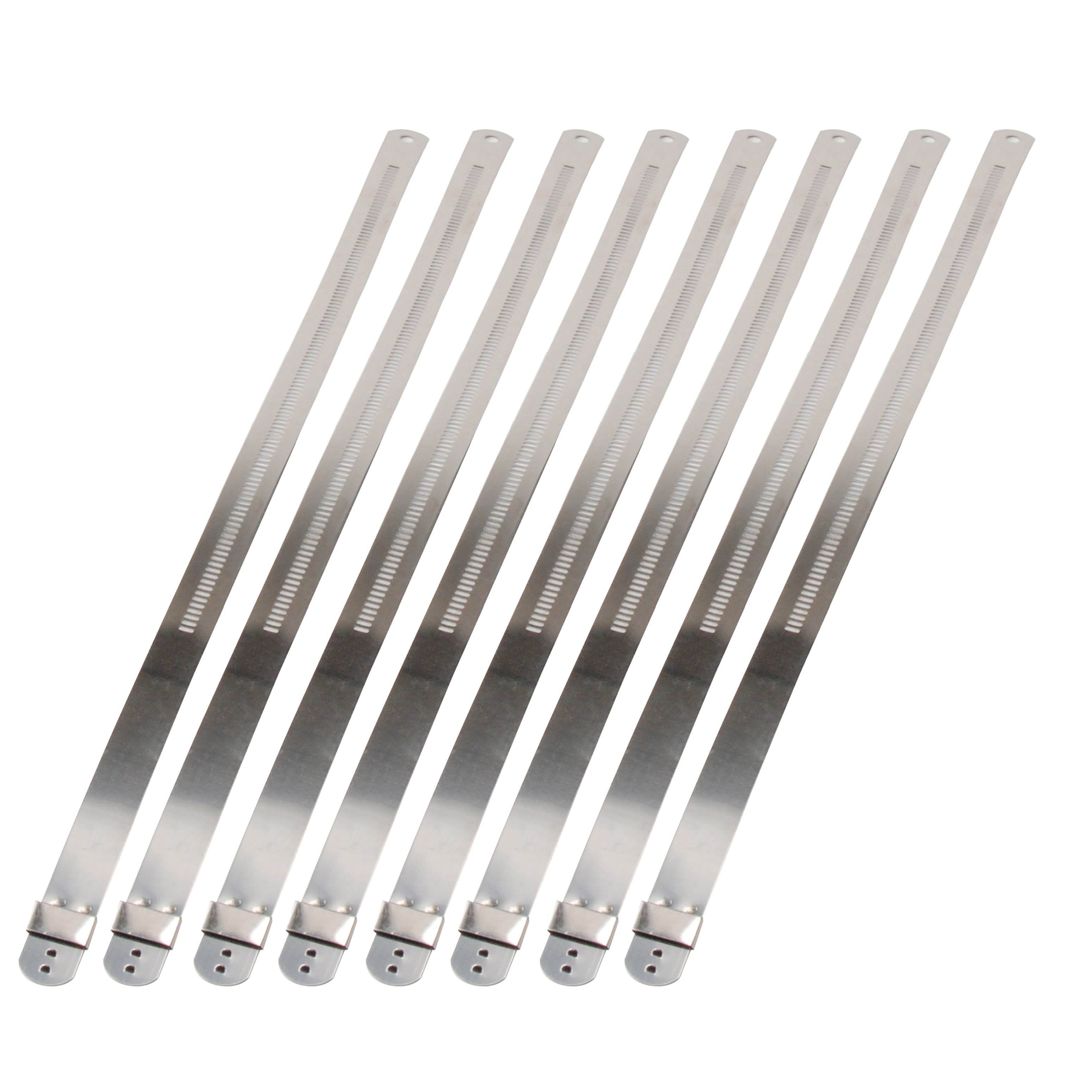 Design Engineering Eight 9 inch long stainless steel locking ties. Width 12mm. Exhaust Heat Shield