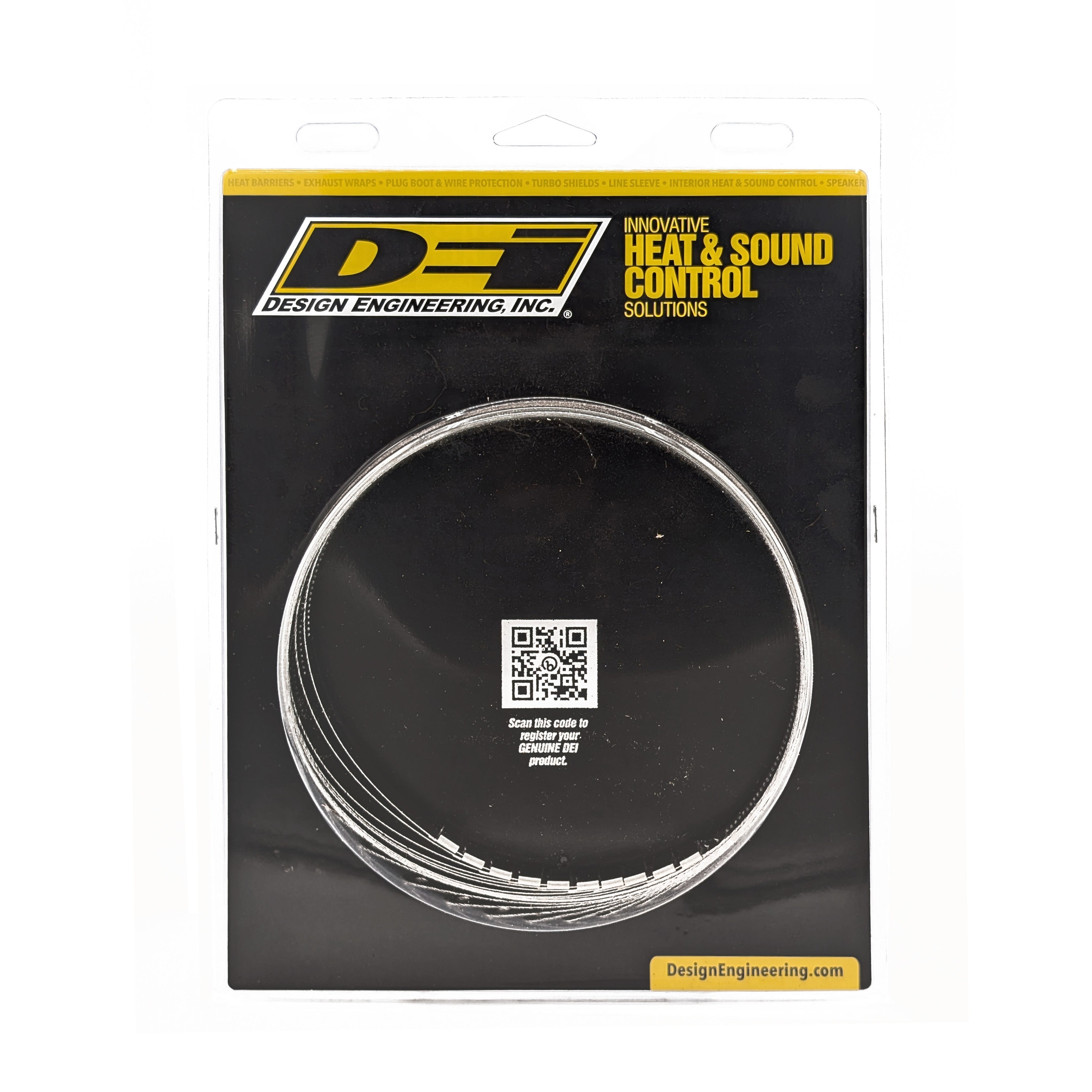 Design Engineering Ten 20 inch long stainless steel locking ties. Width 12mm. Exhaust Heat Shield 10213