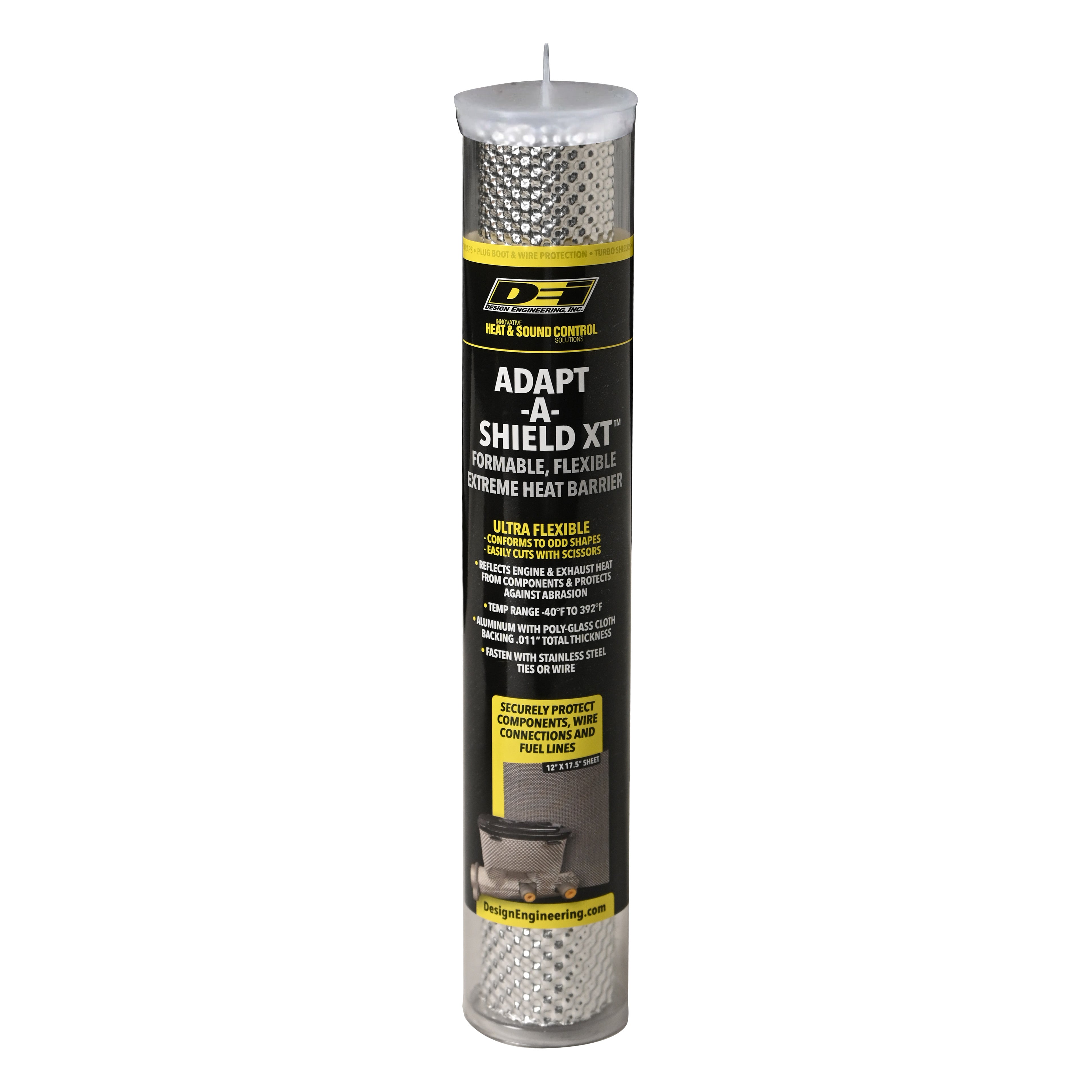 Design Engineering One 12 inch by 17-1/2 inch sheet of Adapt-A-Shield XT. Thermal Acoustic Insulation