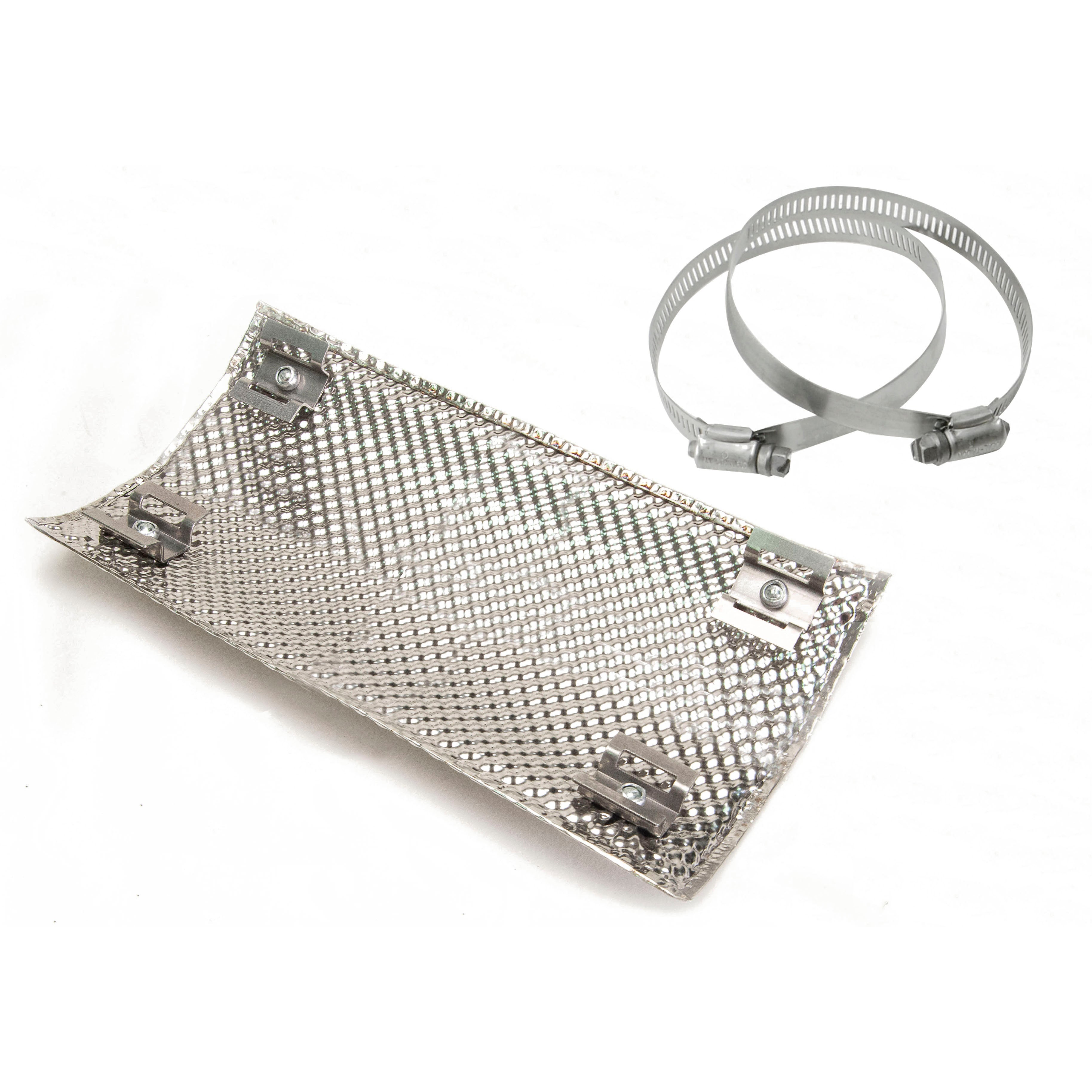 Design Engineering SS Pipe Shield 4.5in x 8.5in Exhaust Heat Shield 10254