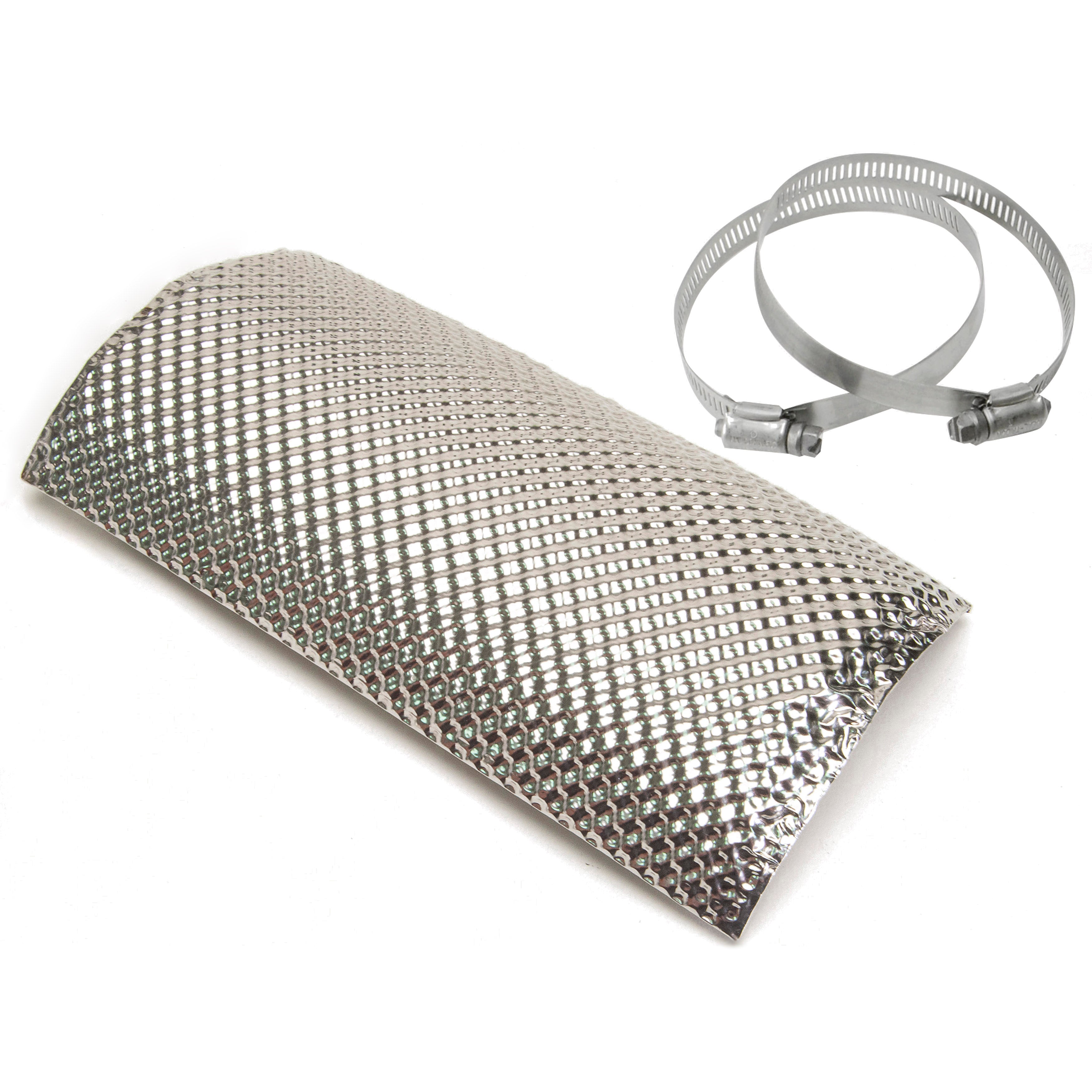 Design Engineering SS Pipe Shield 6in x 12in Exhaust Heat Shield 10255