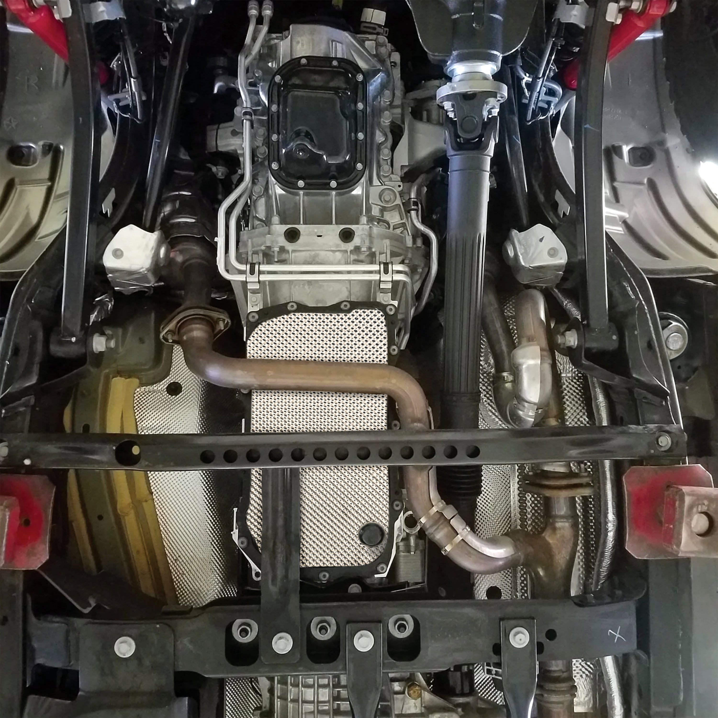 Design Engineering 2018-2026 Wrangler JL/Gladiator JT - Trans Pan Heat Shield Heat Shield Insulator Kit