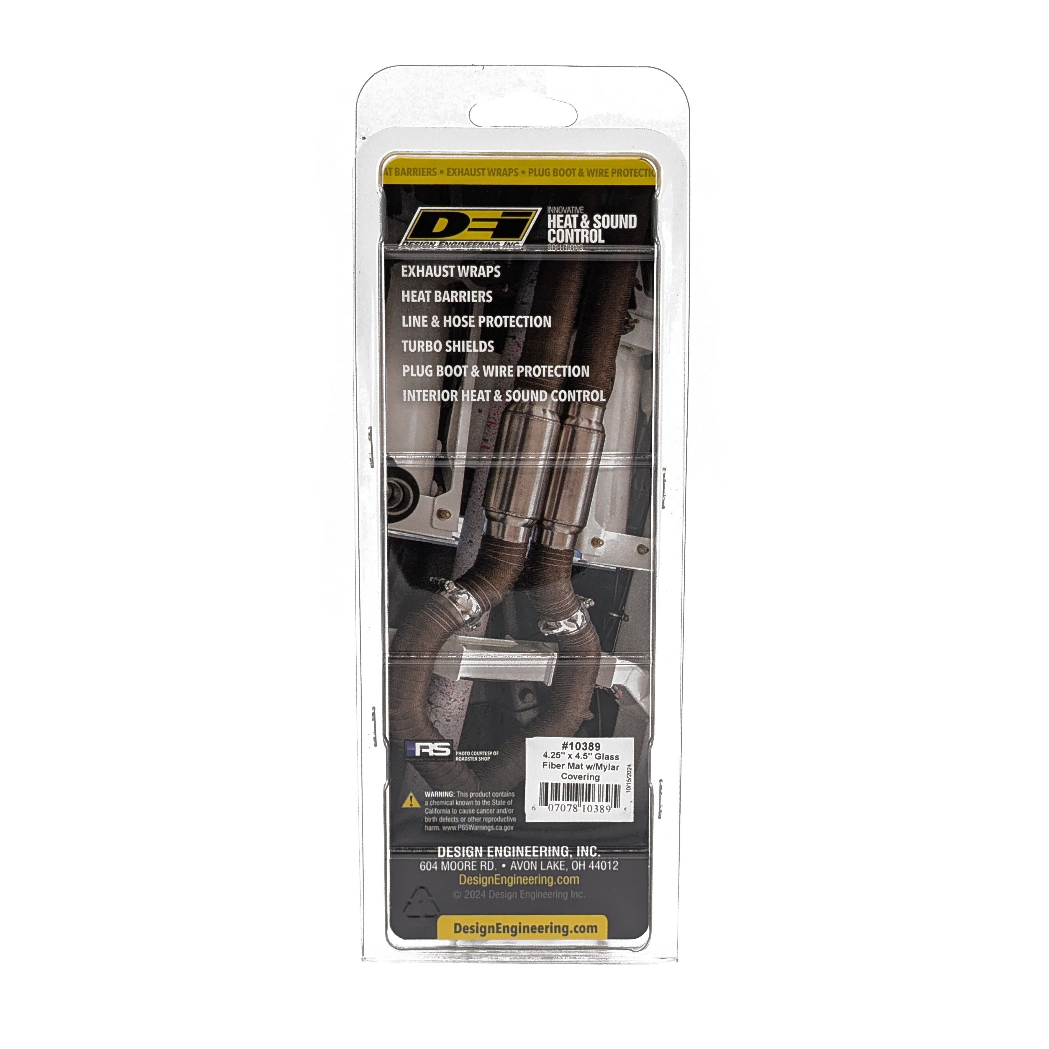 Design Engineering One 4-1/4 inch EGR Pipe cover. Exhaust Heat Shield 10389