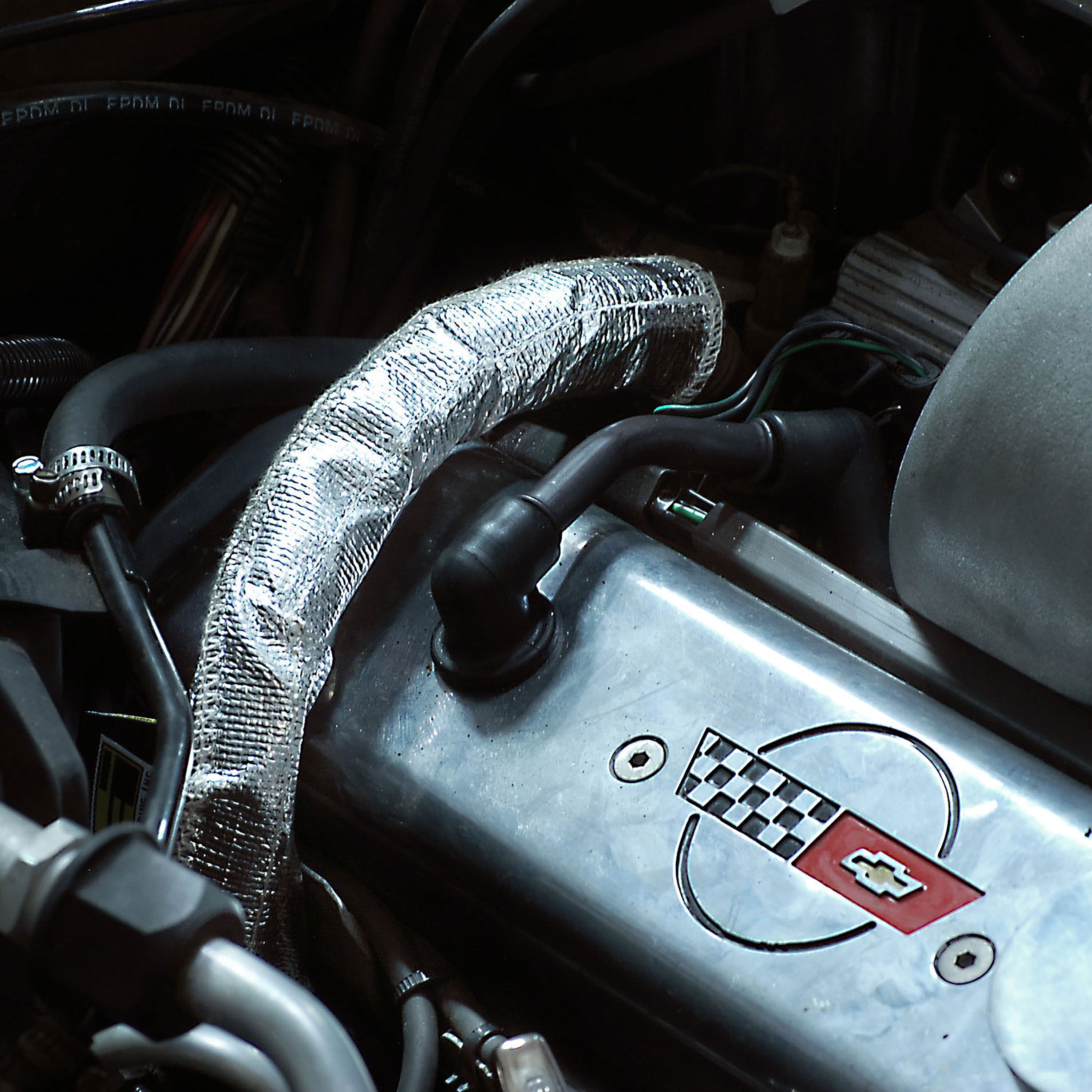 Design Engineering One 4-1/4 inch EGR Pipe cover. Exhaust Heat Shield 10389