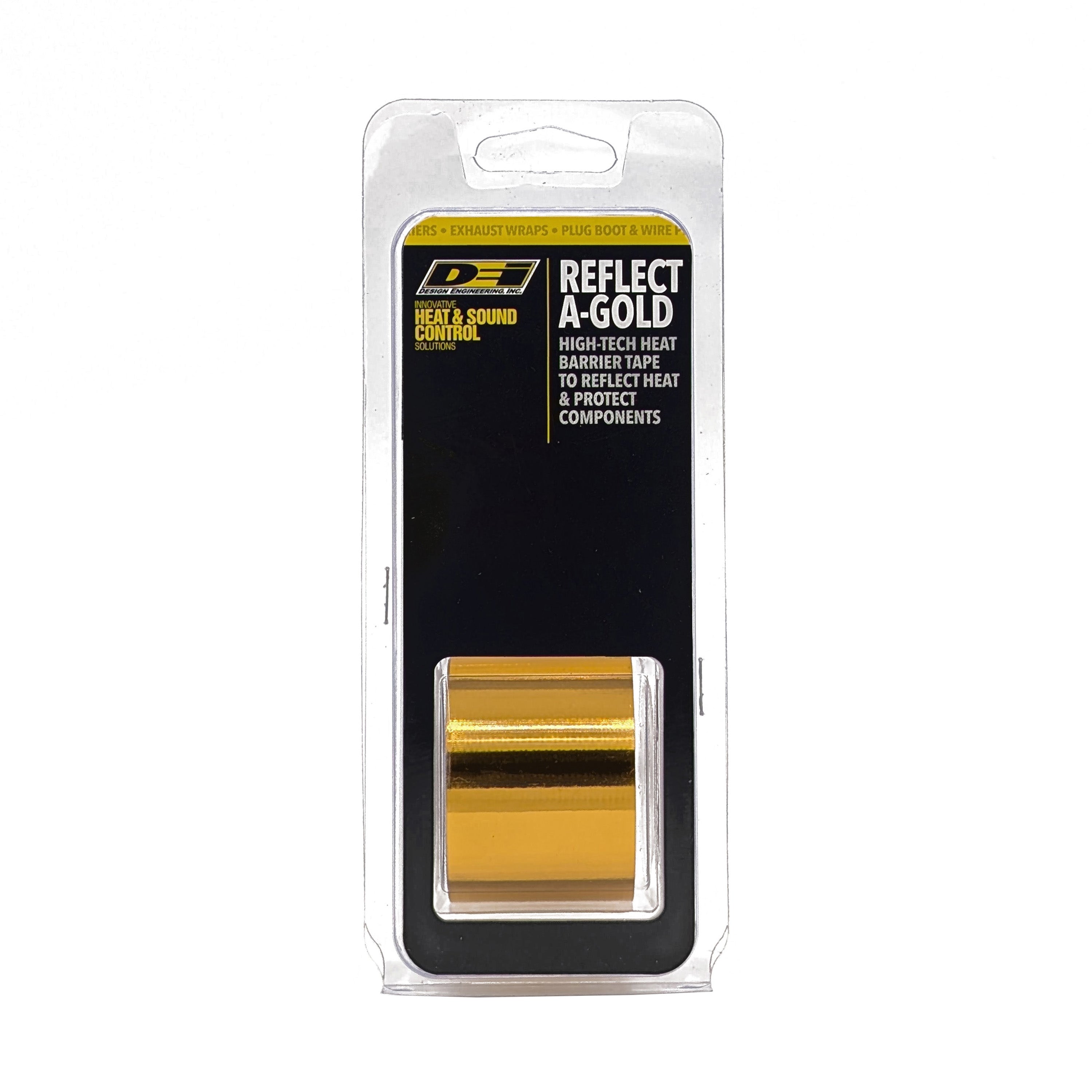 Design Engineering One 1-1/2 inch by 15 foot roll of Reflect-A-Gold. Heat Reflective Tape 10394