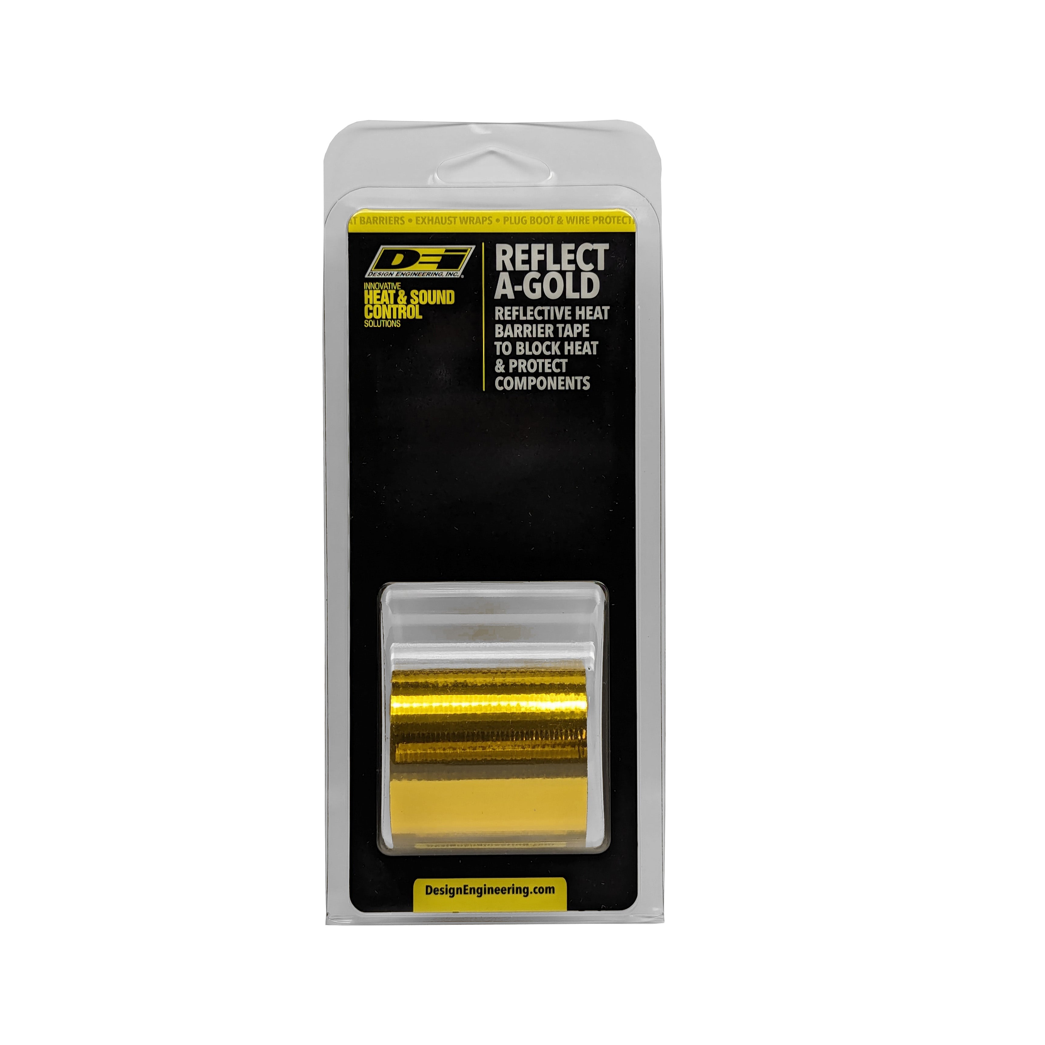 Design Engineering One 2 inch by 15 foot roll of Reflect-A-Gold. Heat Reflective Tape 10396