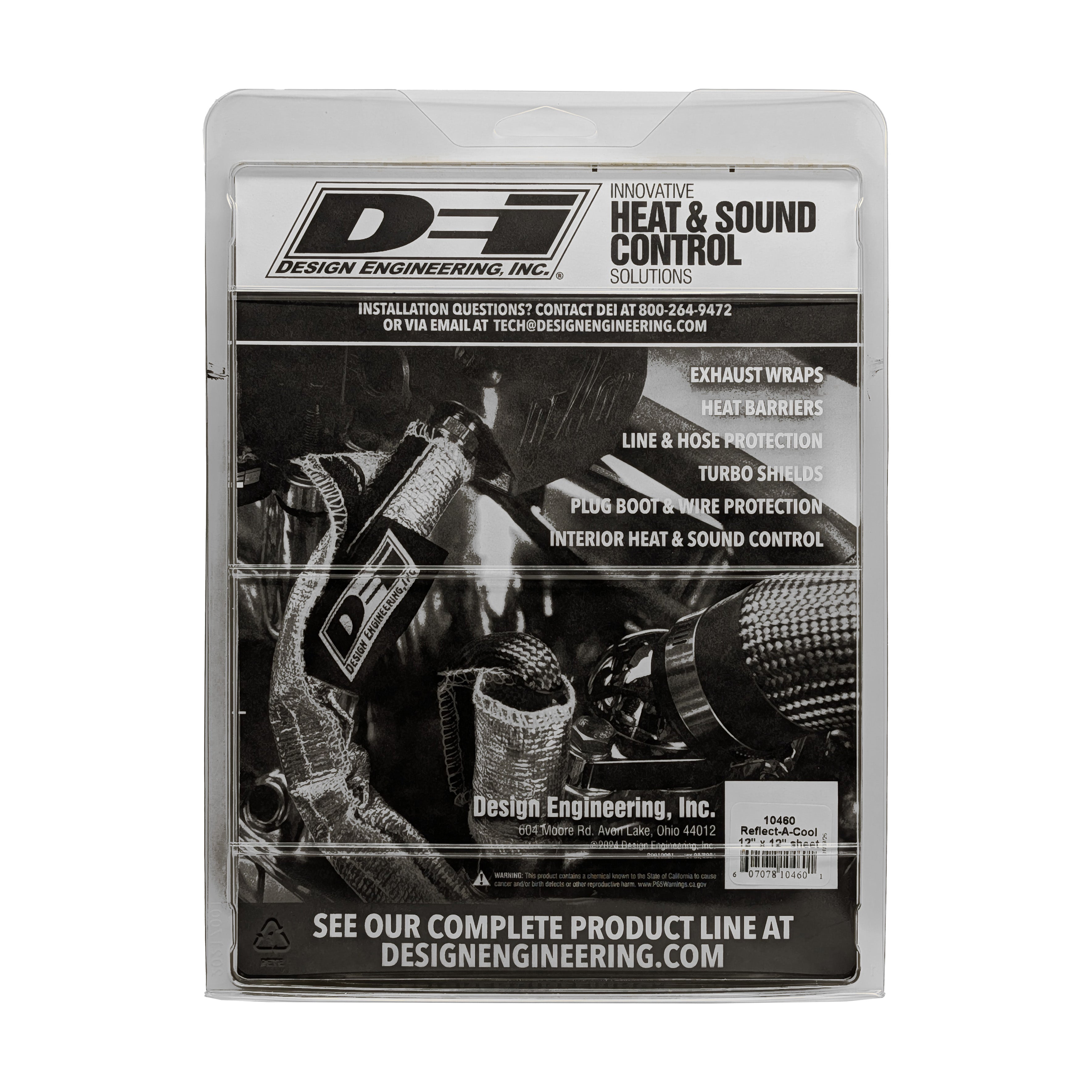 Design Engineering One 12 inch by 12 inch sheet of Reflect-A-Cool. Heat Reflective Tape 10460