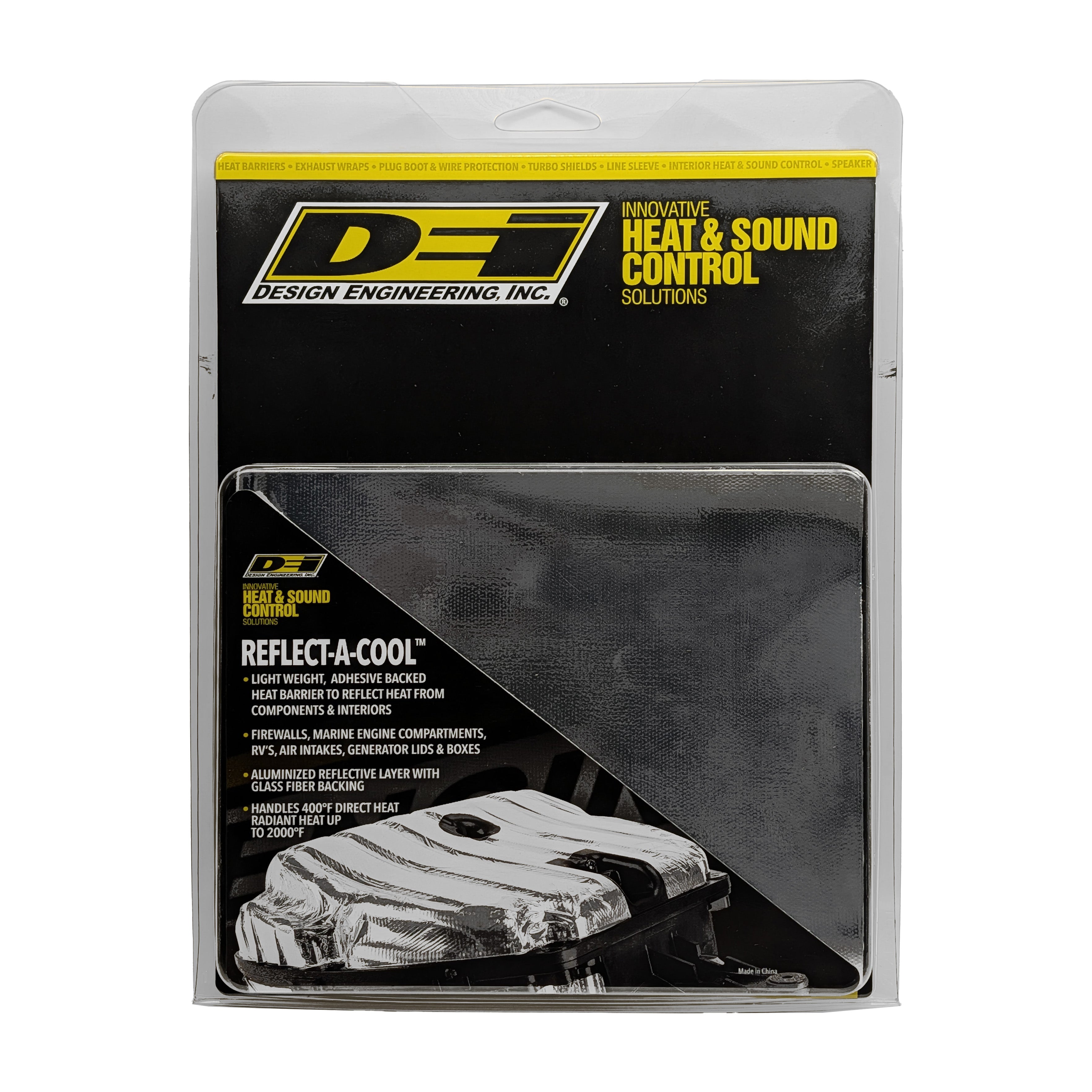 Design Engineering One 12 inch by 12 inch sheet of Reflect-A-Cool. Heat Reflective Tape 10460