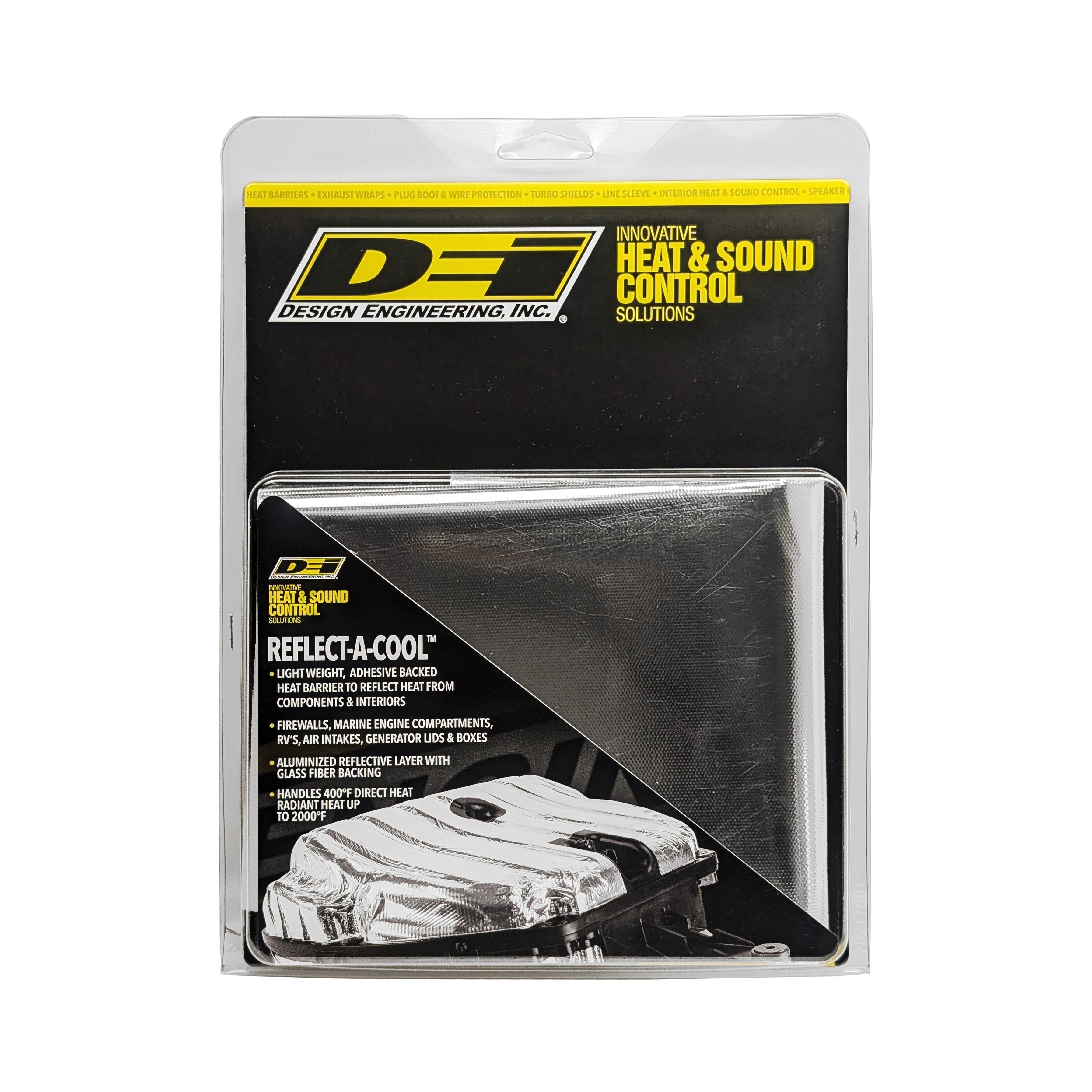 Design Engineering One 12 inch by 24 inch sheet of Reflect-A-Cool. Heat Reflective Tape 10461