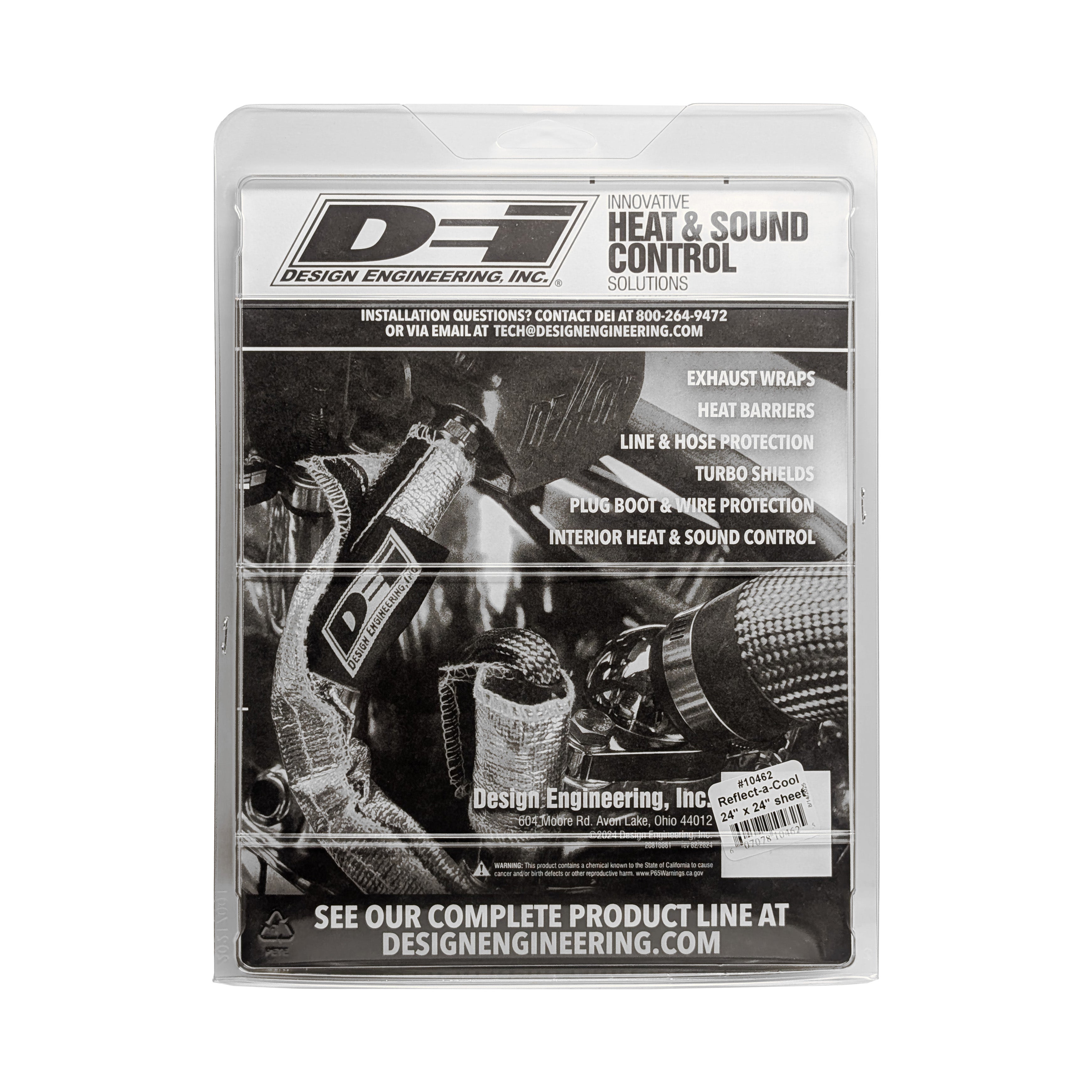 Design Engineering One 24 inch by 24 inch sheet of Reflect-A-Cool. Heat Reflective Tape 10462