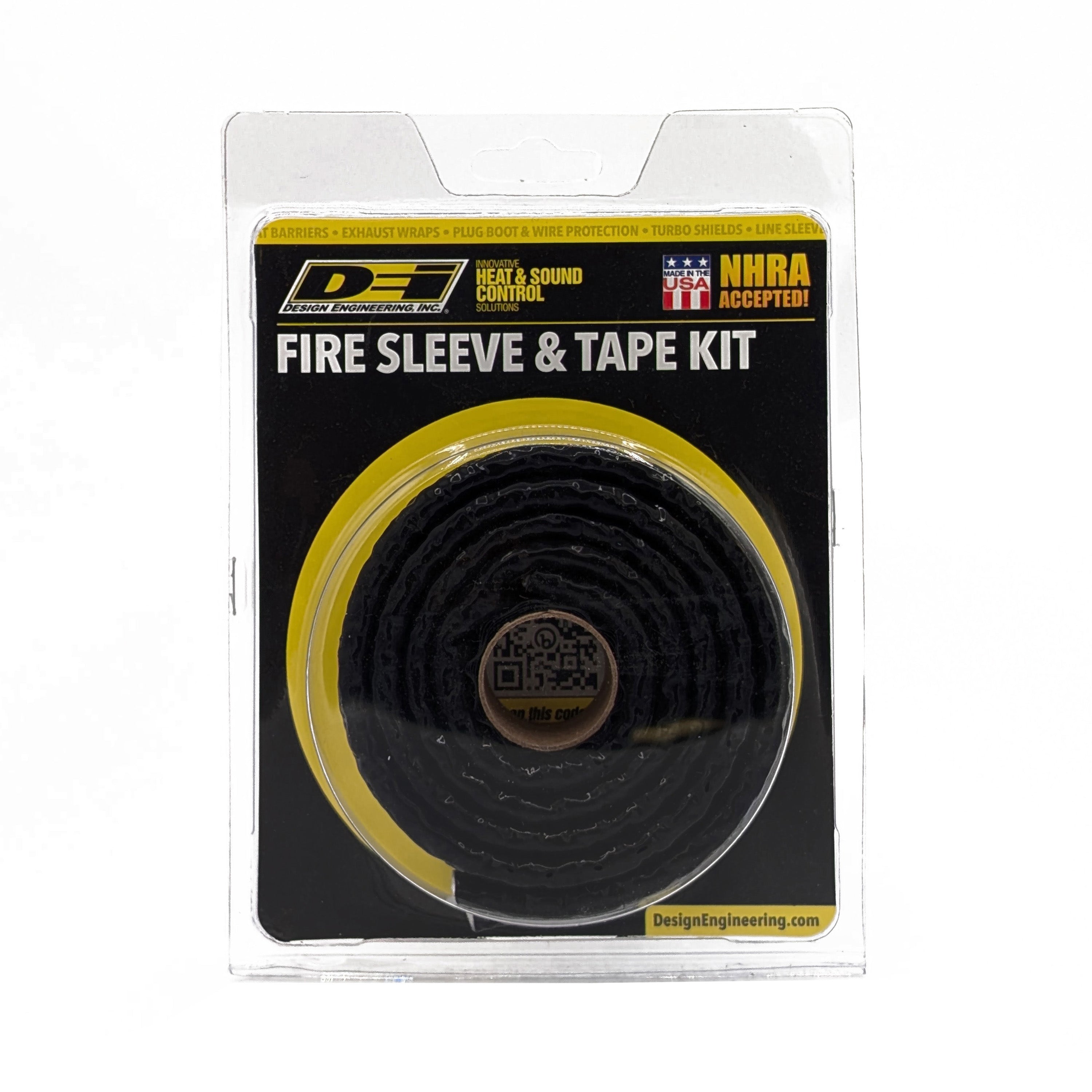 Design Engineering Fire Sleeve & Tape Kit 5/8in x 36in Heat Shrink Tubing 10472