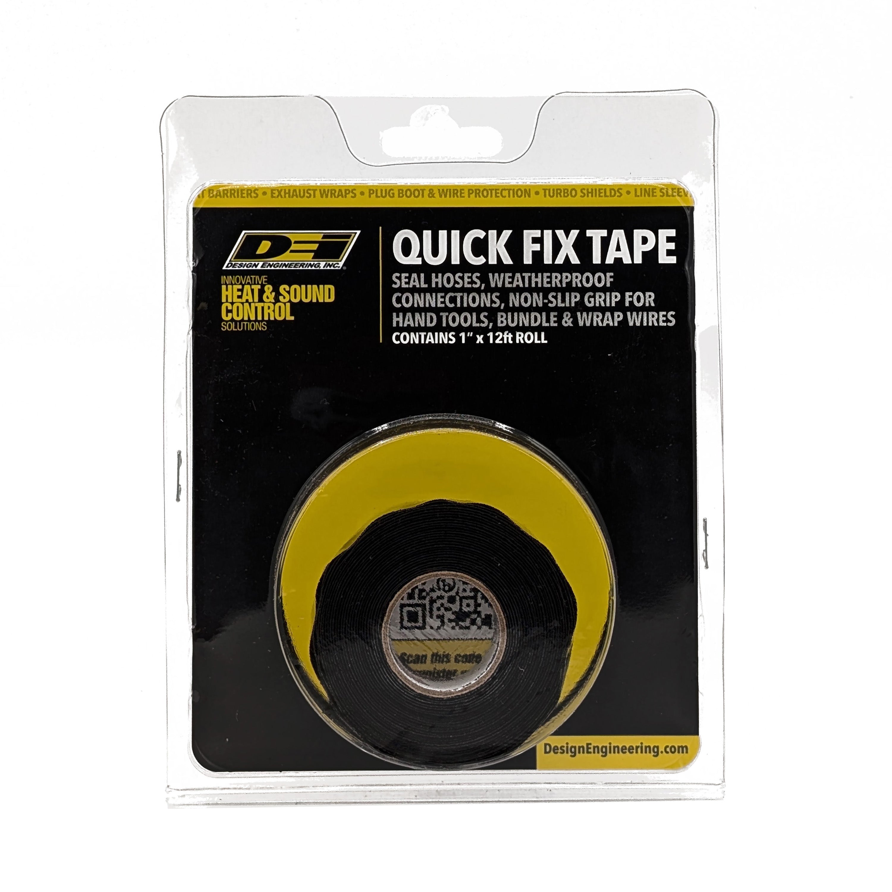 Design Engineering One 1 inch by 12 foot roll of Quick Fix Tape. Multi-Purpose Tape 10491