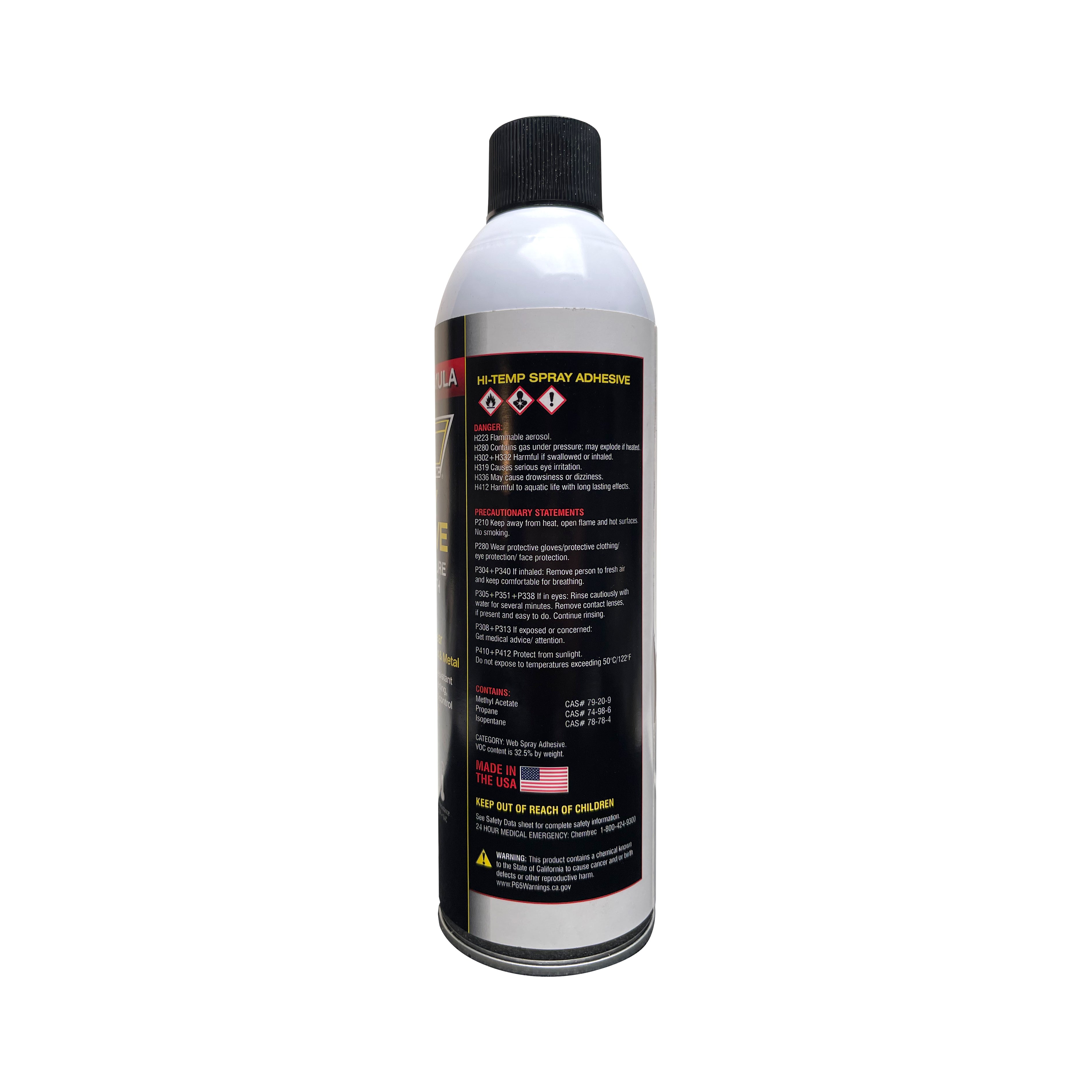 Design Engineering One 13.3 oz pressurized metal can of adhesive spray. Spray Adhesive 10492