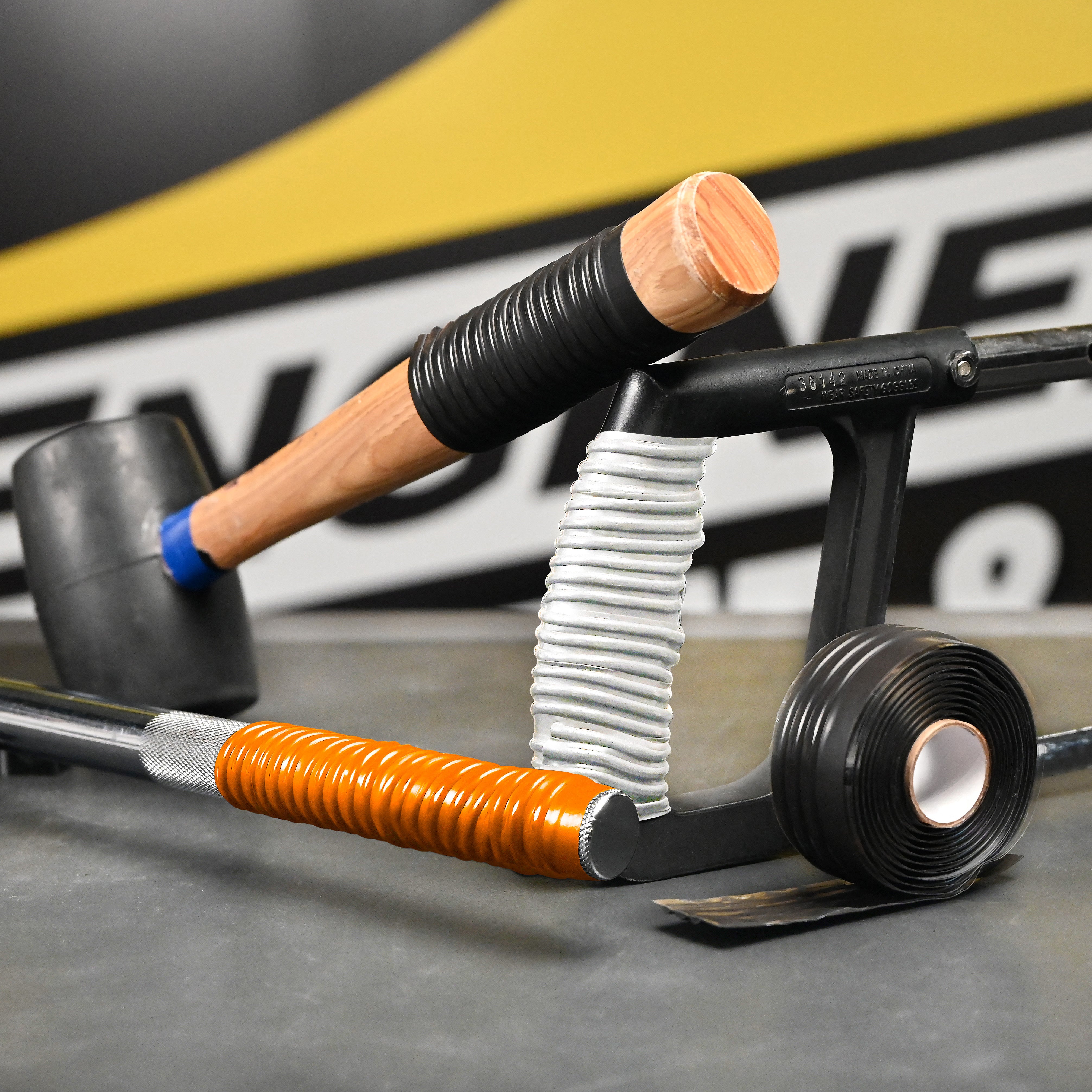 Design Engineering One roll of orange EZ Grip tape. Thermal Protection Tape 10500